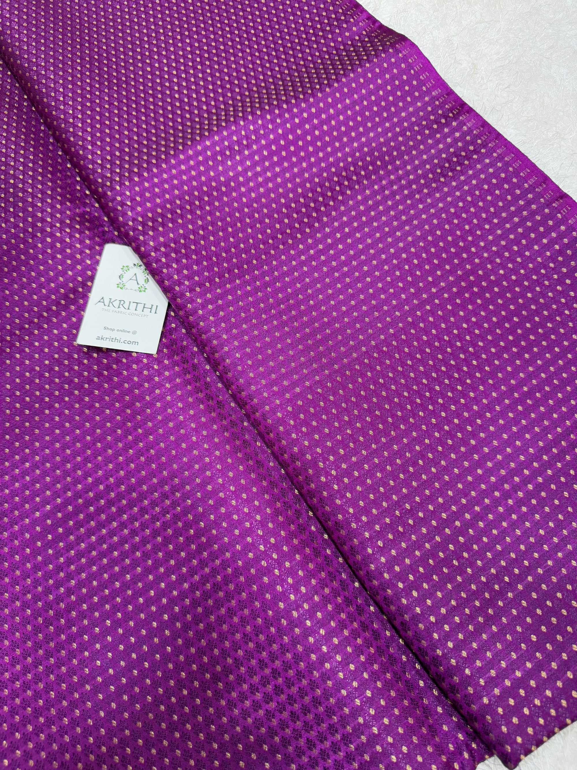 Pure Banarasi brocade fabric