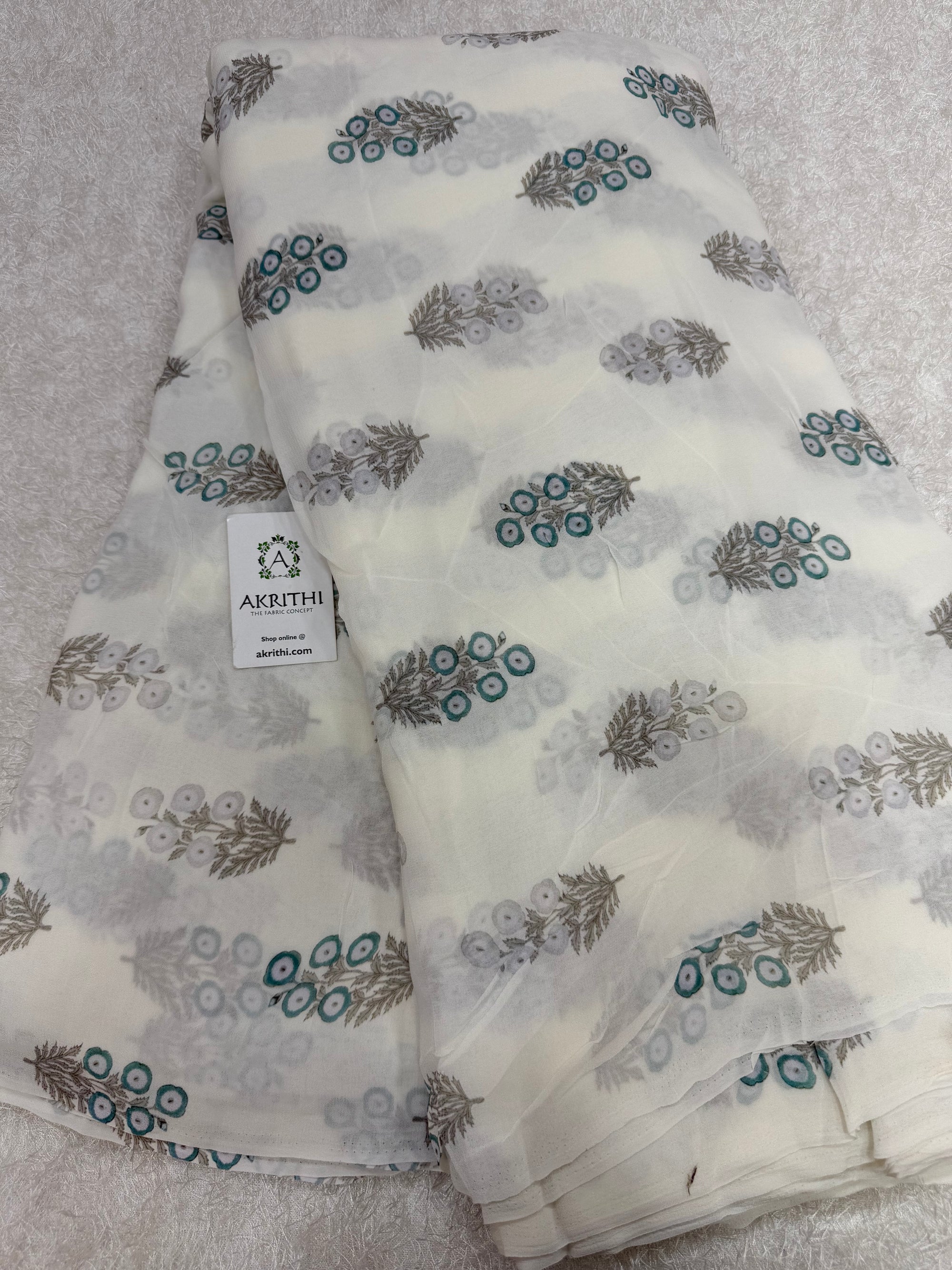 Digital Printed pure georgette fabric