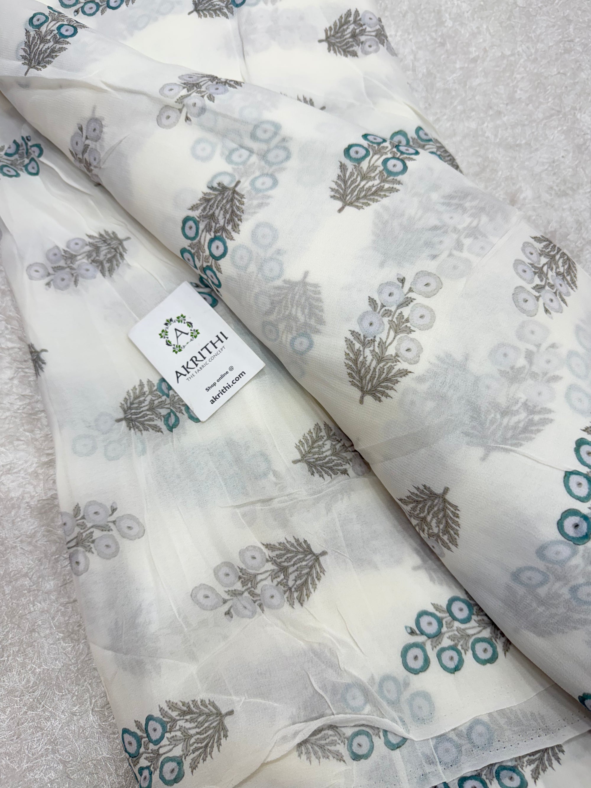 Digital Printed pure georgette fabric