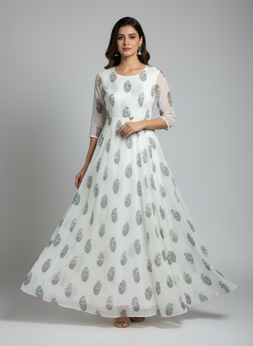 Digital Printed pure georgette fabric