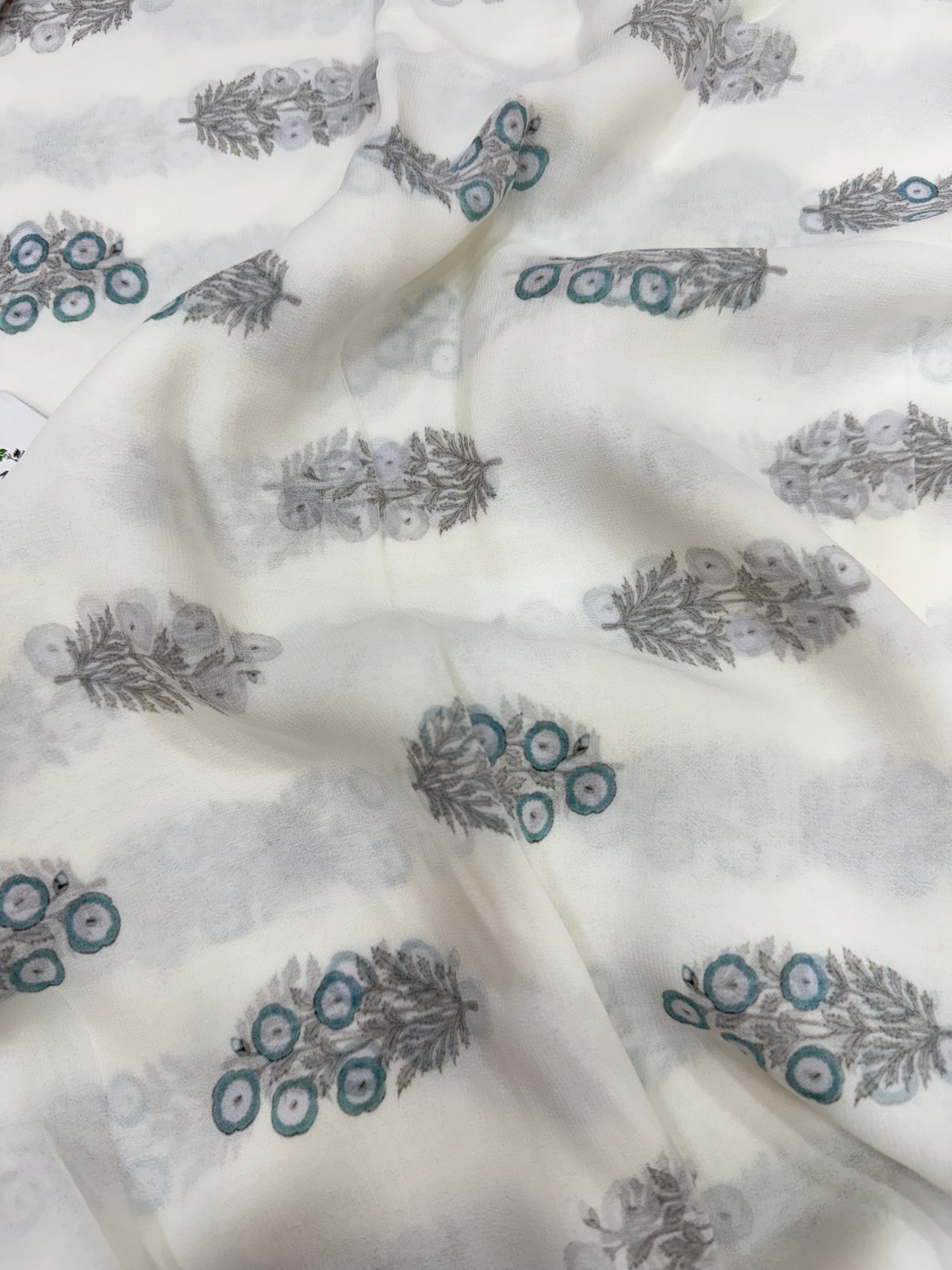 Digital Printed pure georgette fabric