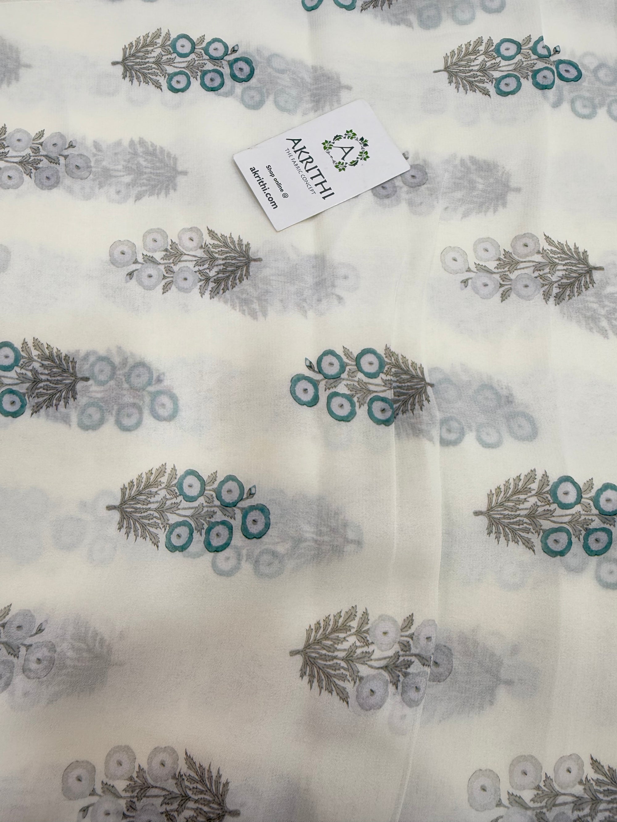 Digital Printed pure georgette fabric