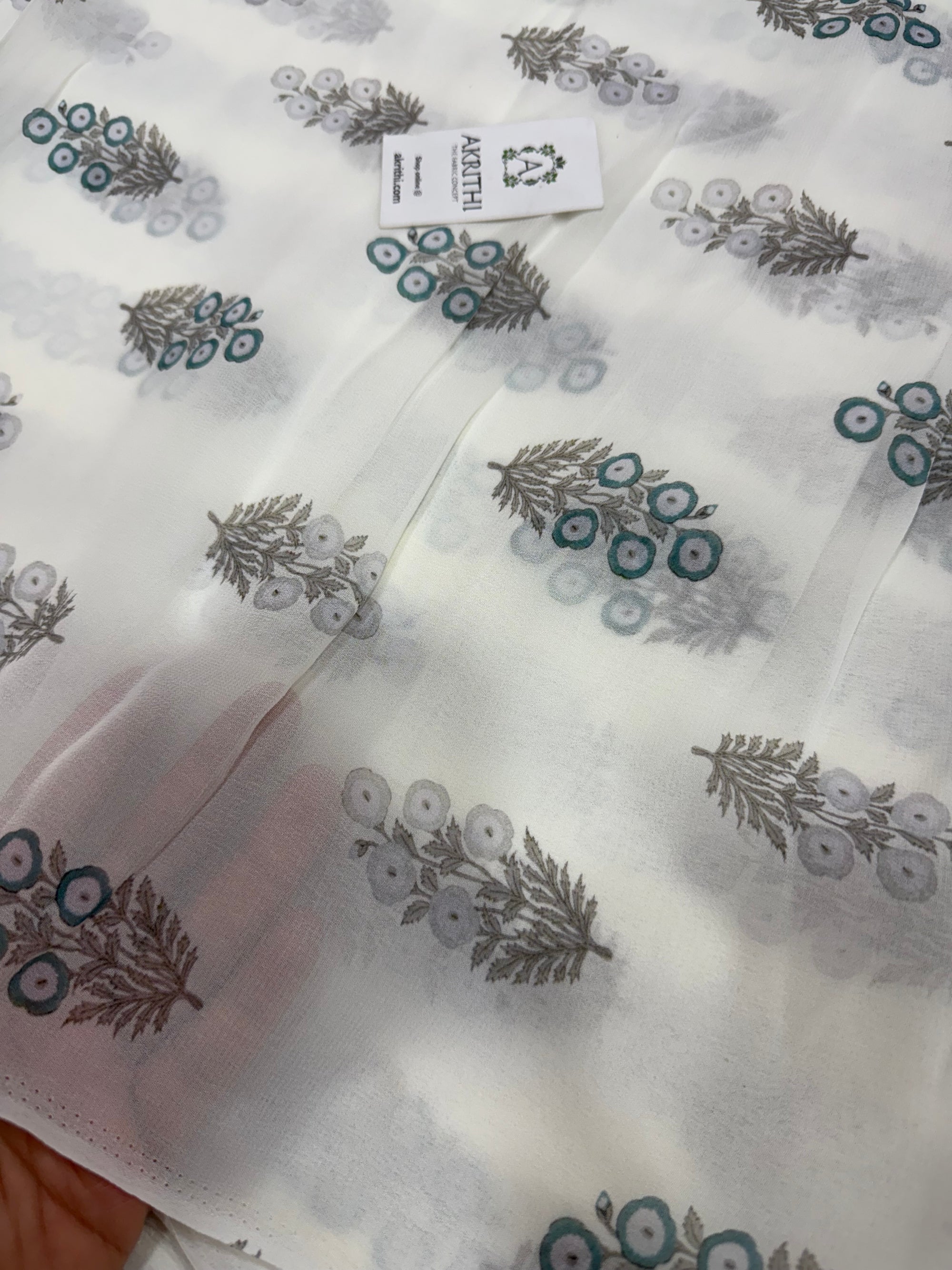 Digital Printed pure georgette fabric