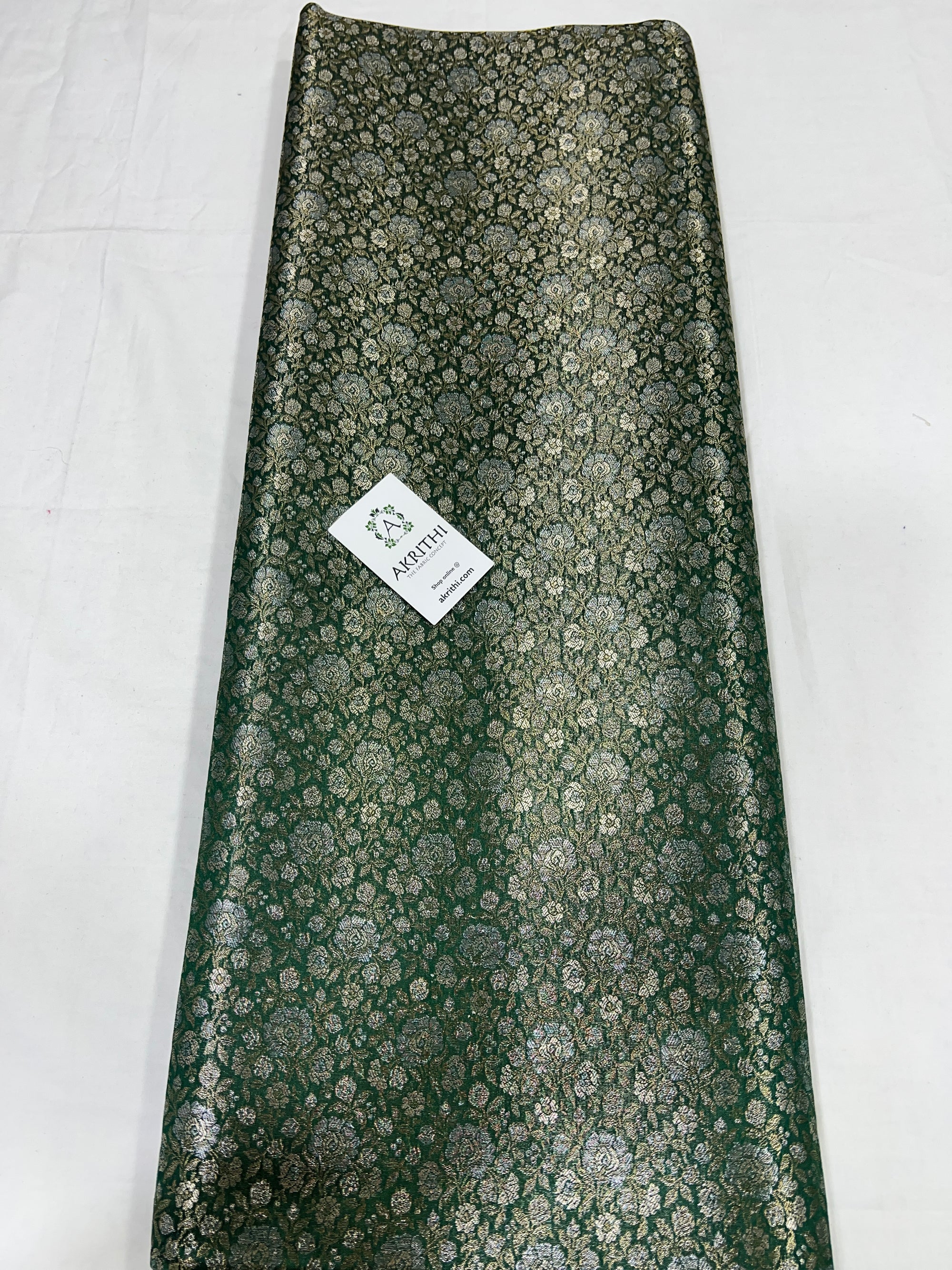 Pure tissue Banarasi brocade fabric