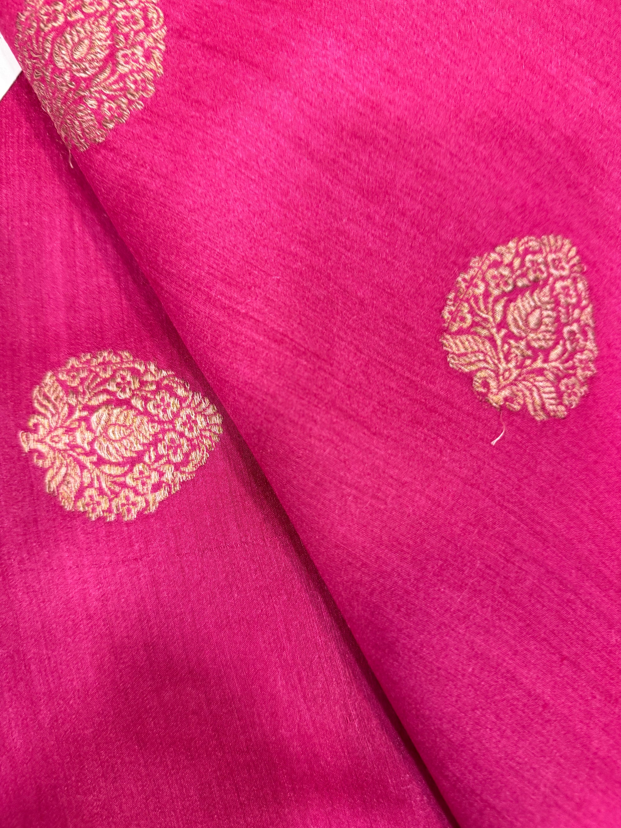 Handloom pure munga silk fabric