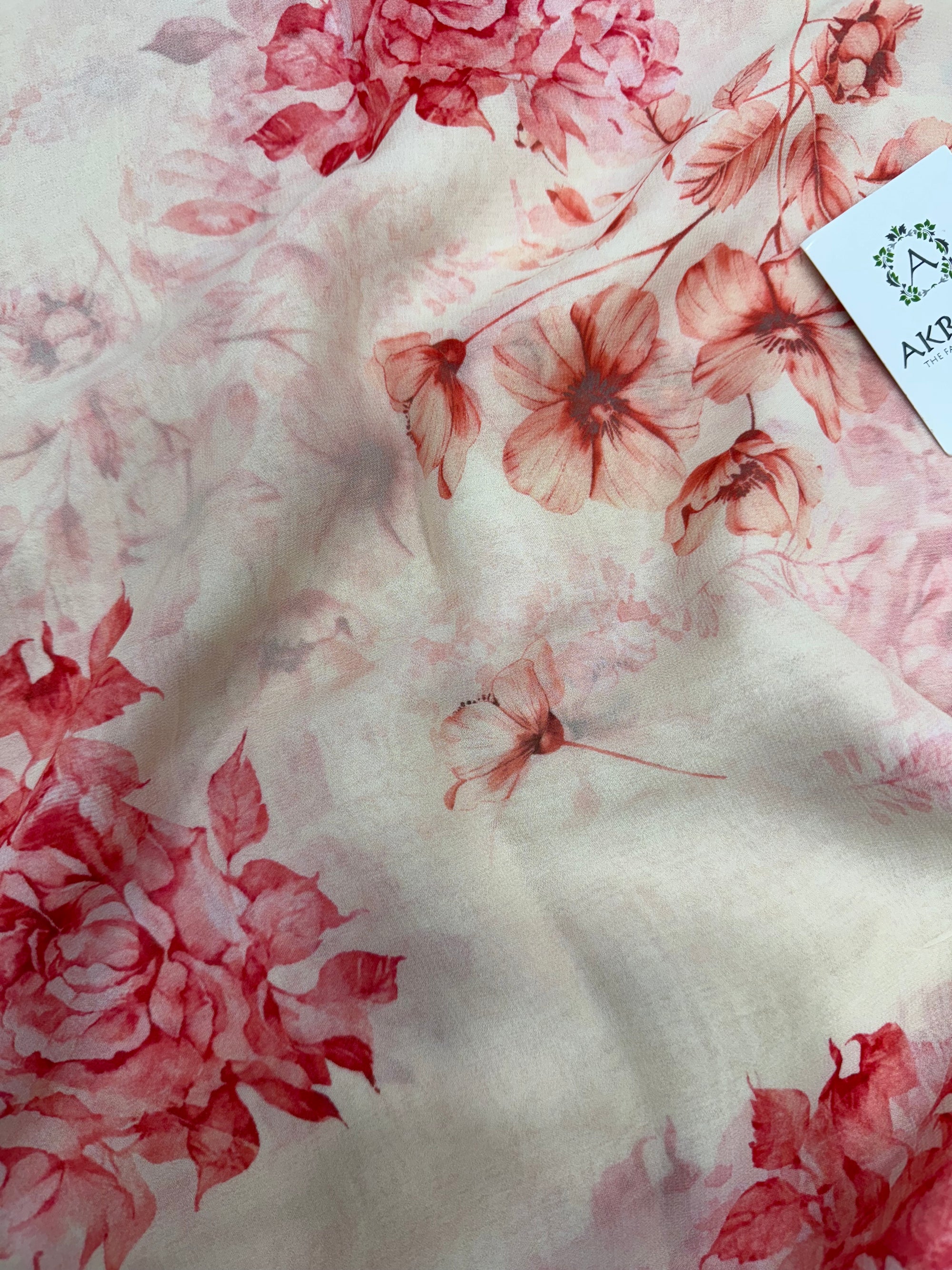 Digital Printed pure georgette saree