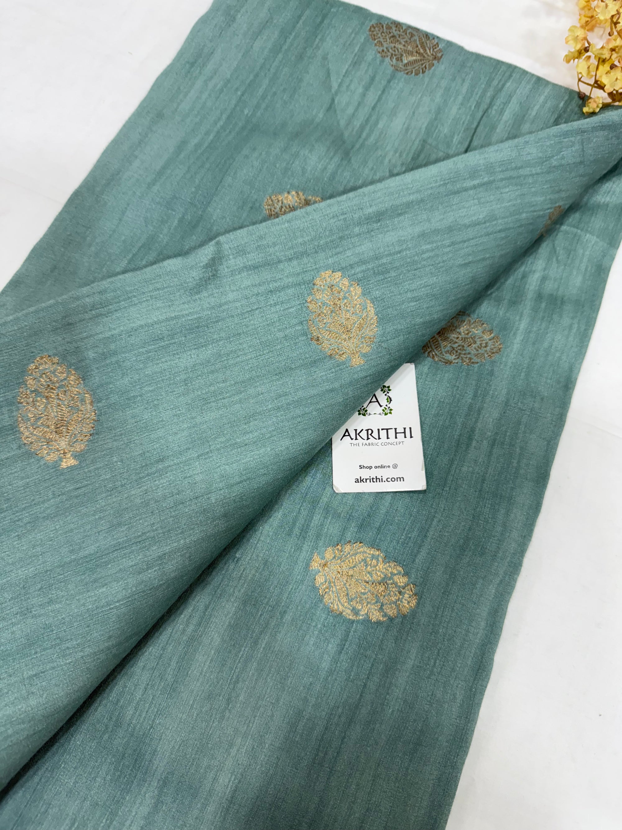 Handloom pure munga silk fabric