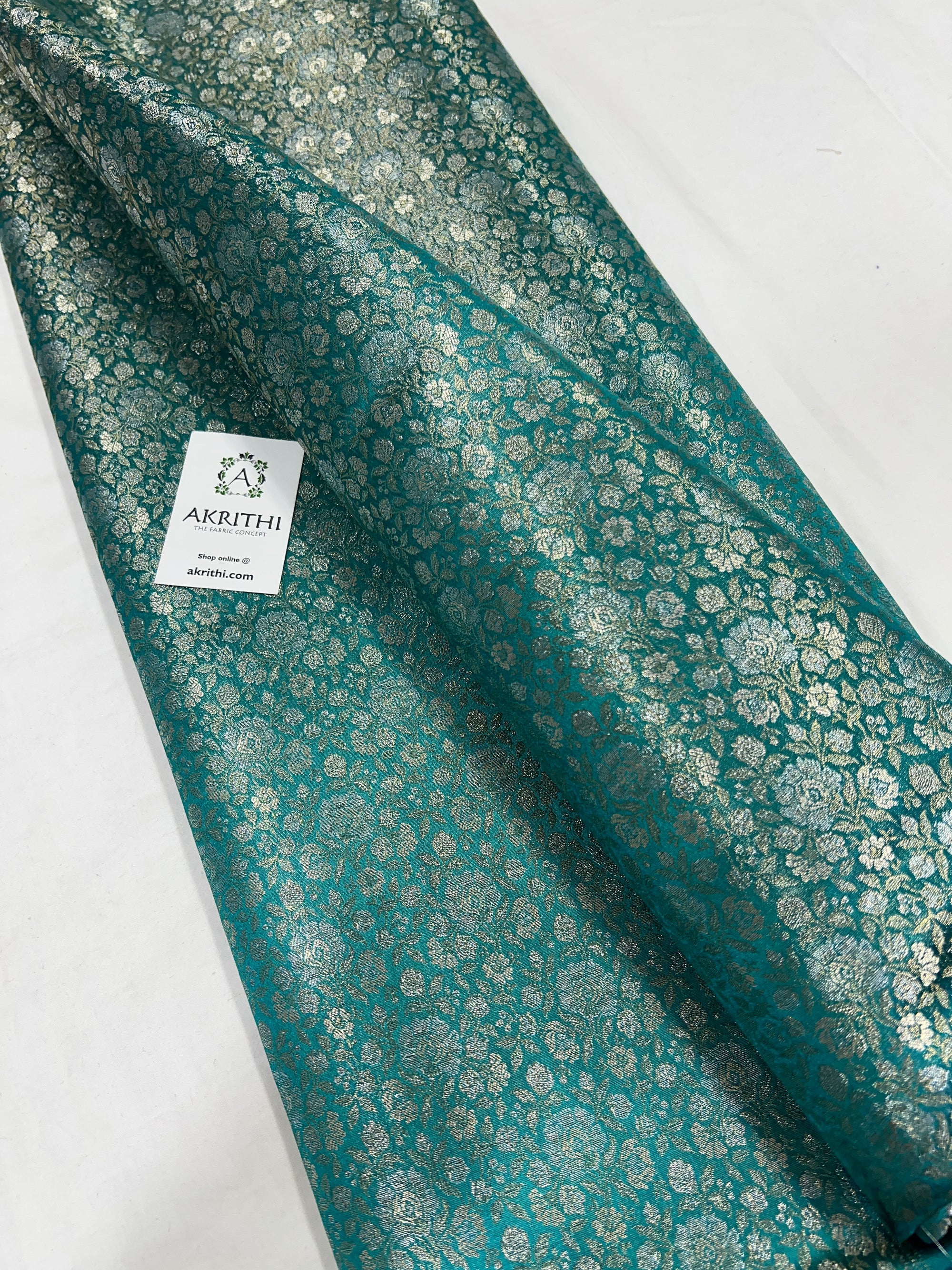 Pure tissue Banarasi brocade fabric 50 CM CUT