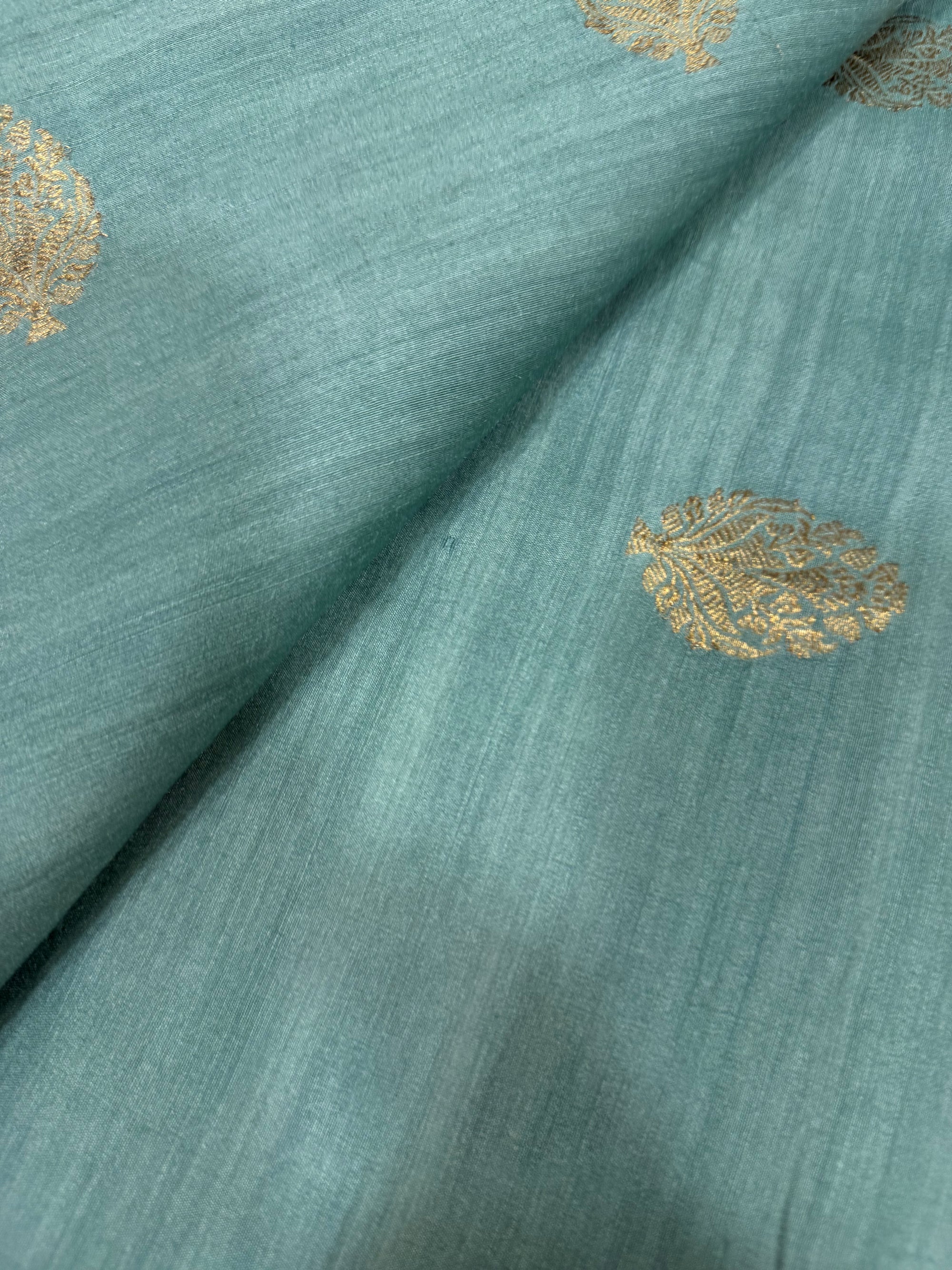 Handloom pure munga silk fabric