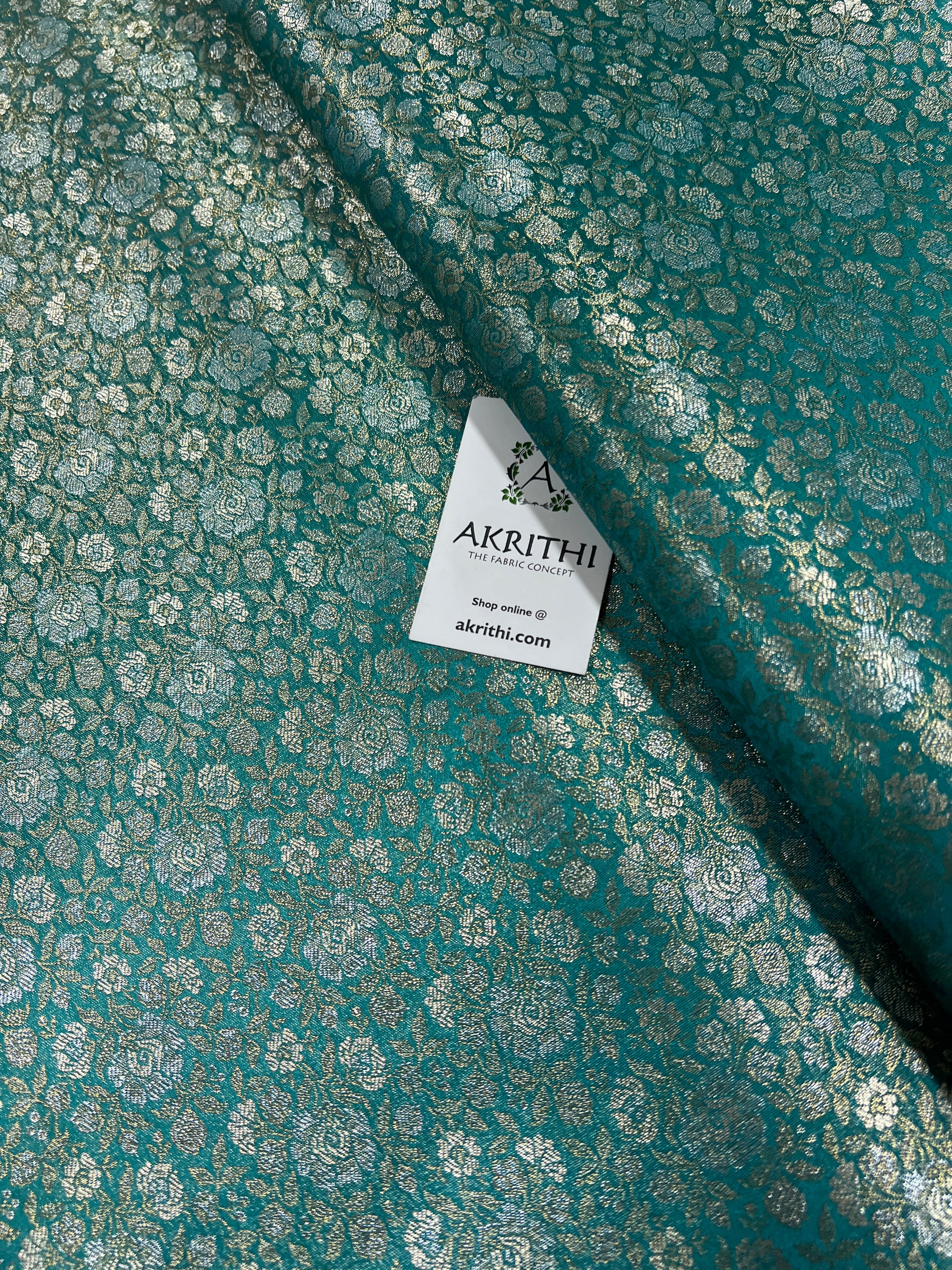 Pure tissue Banarasi brocade fabric 50 CM CUT