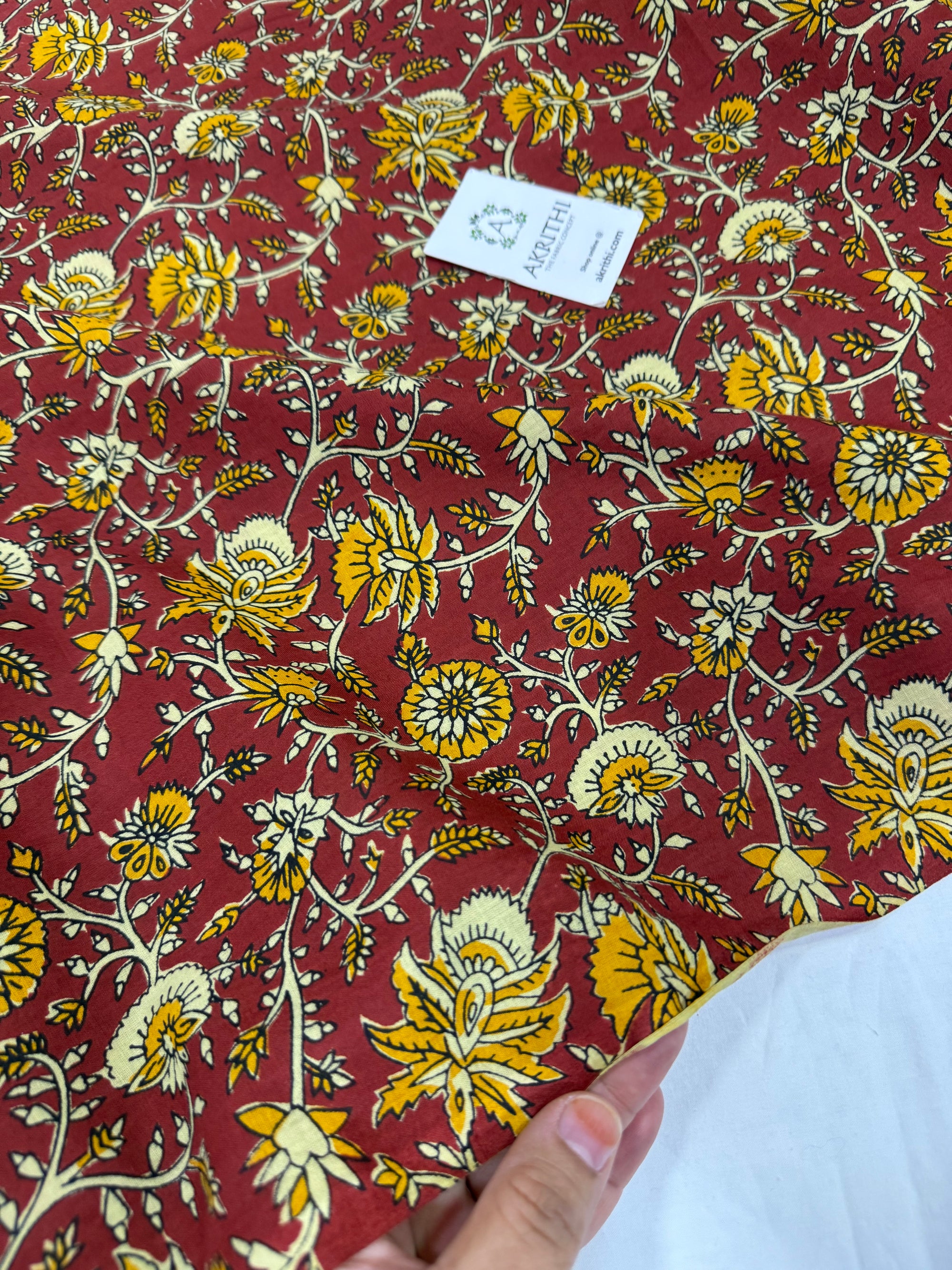 Printed pure cotton fabric