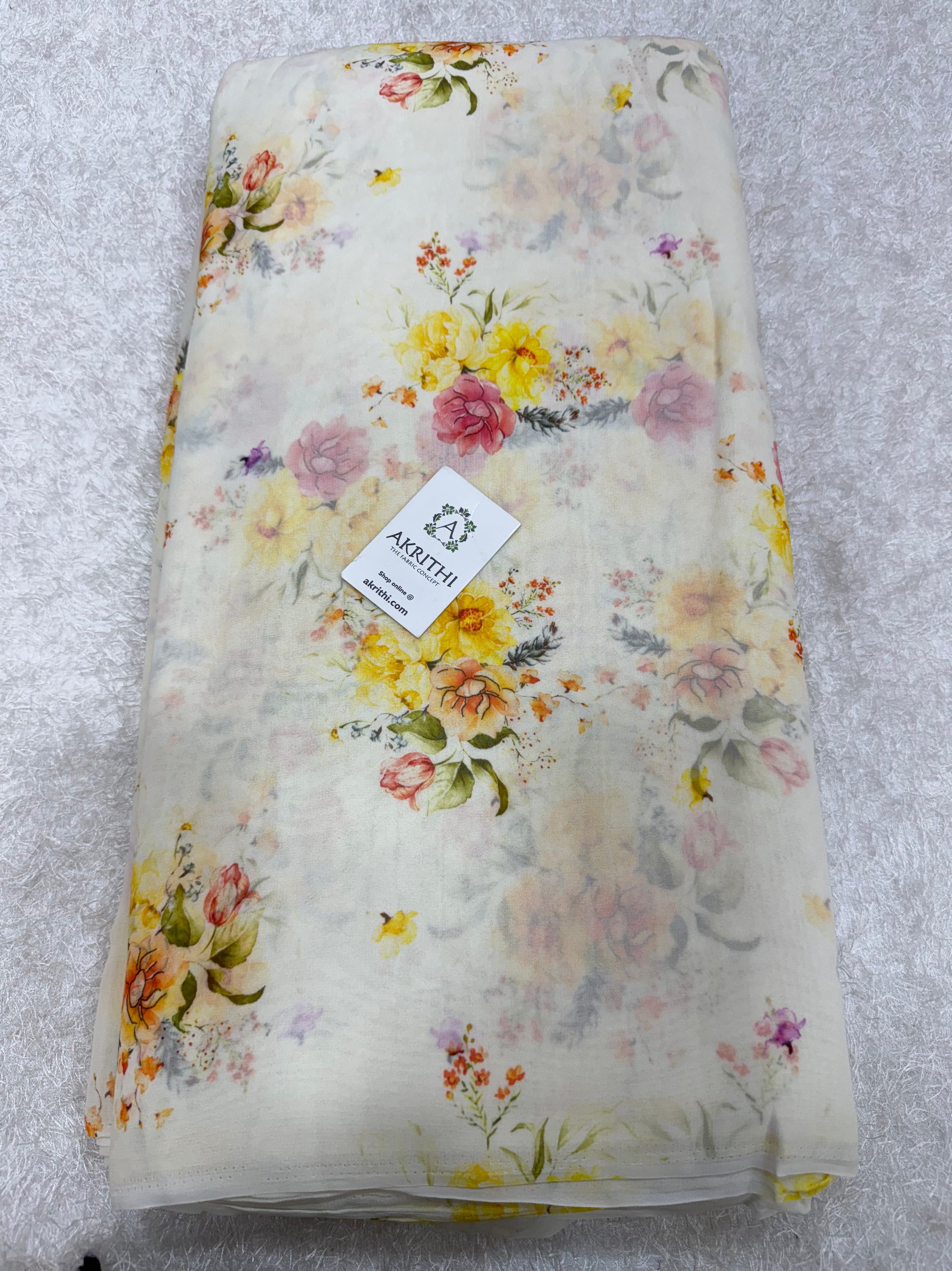 Digital Printed pure georgette saree