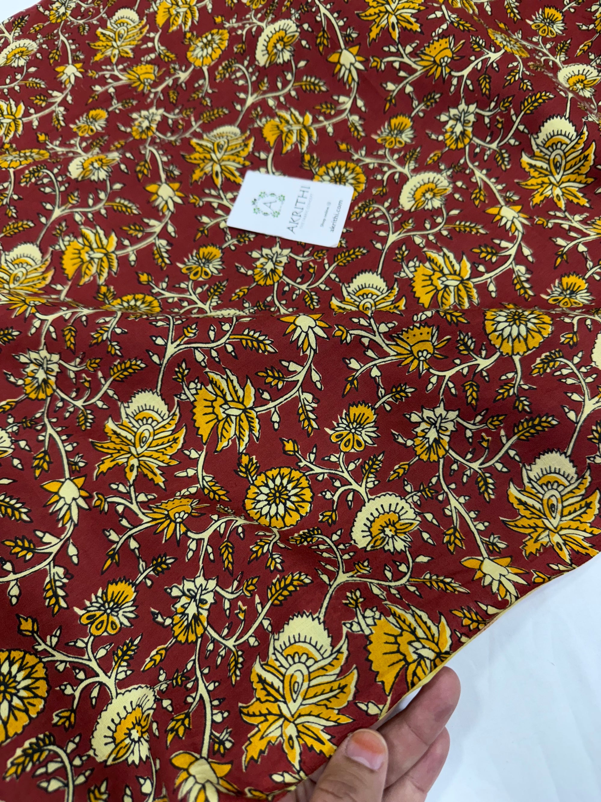 Printed pure cotton fabric