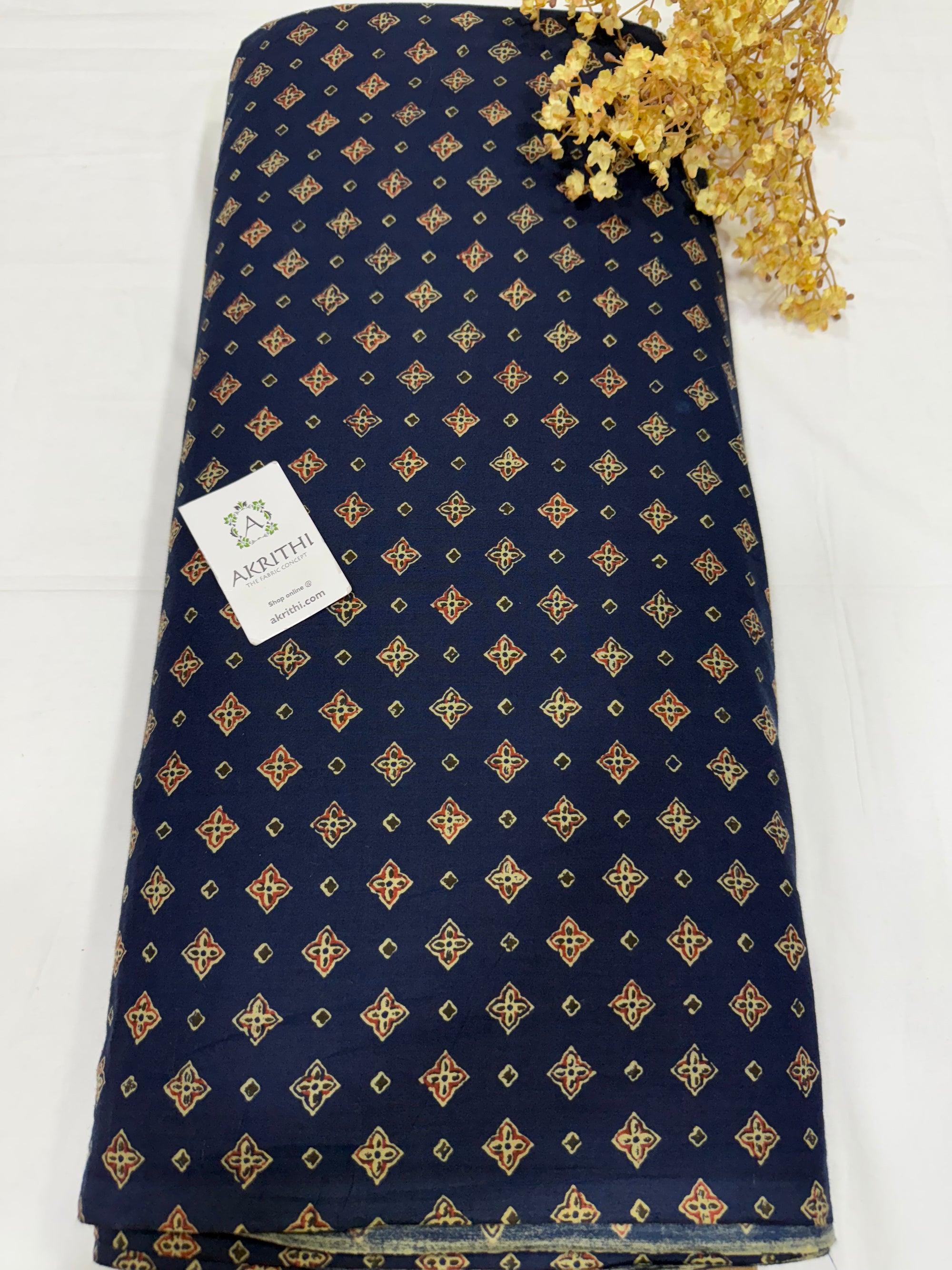 Printed pure cotton fabric