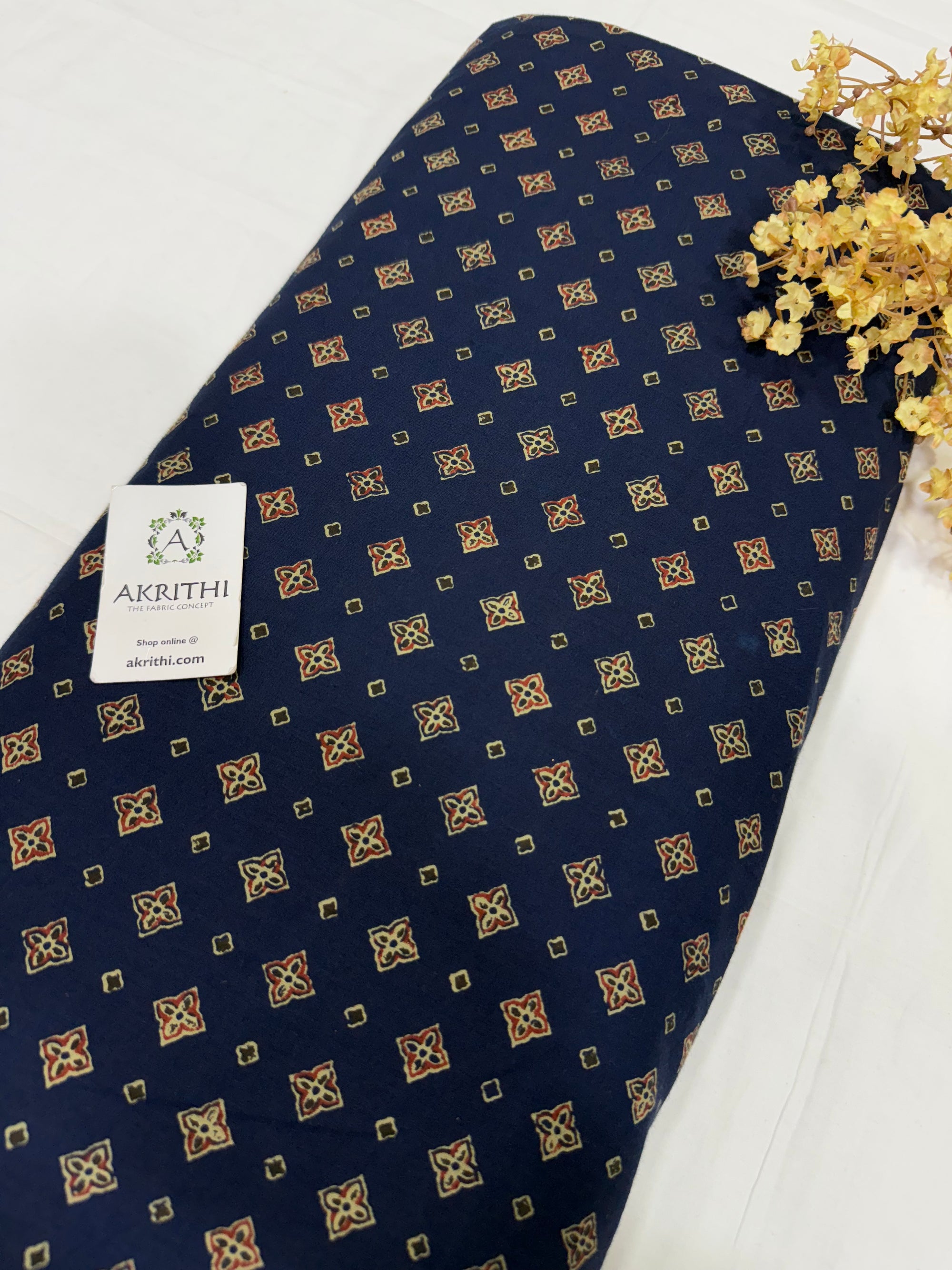 Printed pure cotton fabric