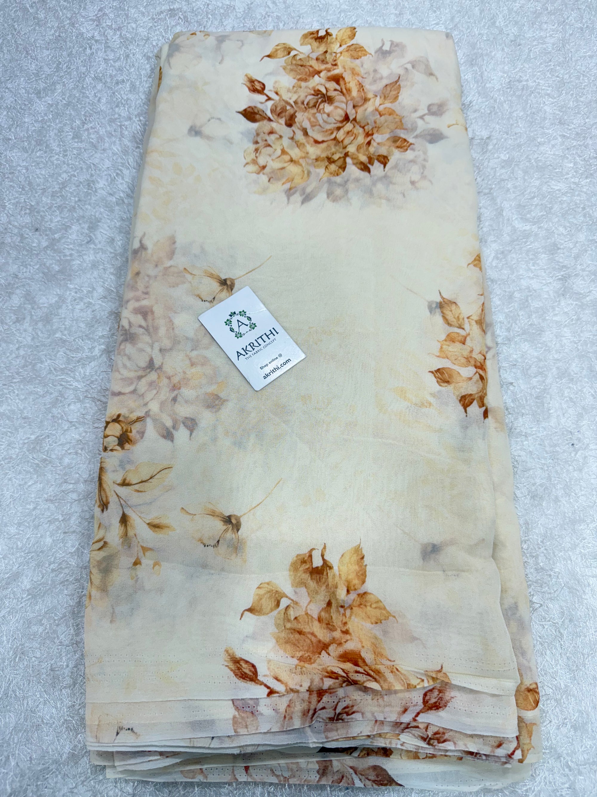 Digital Printed pure georgette fabric saree