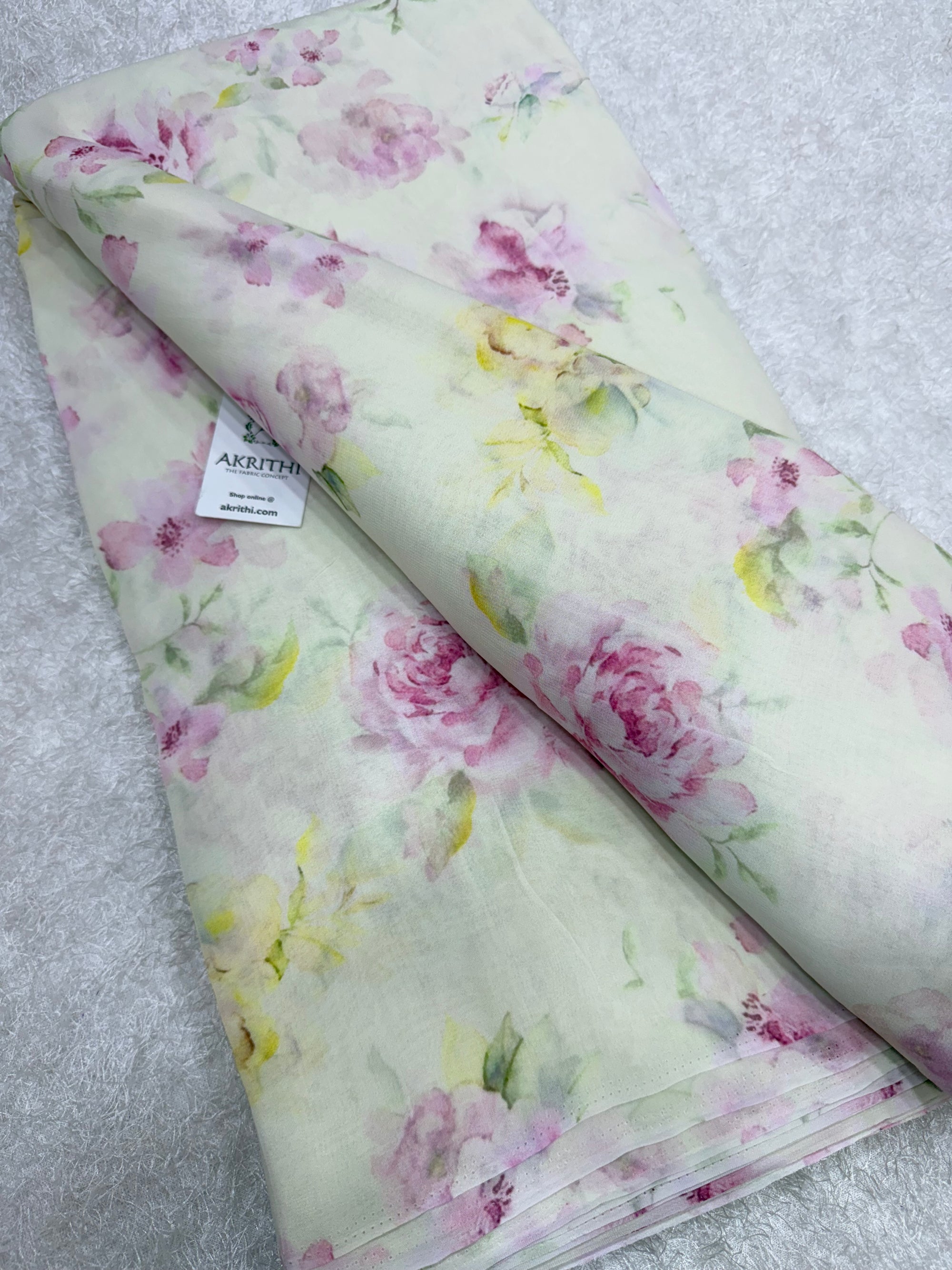 Digital Printed pure georgette saree