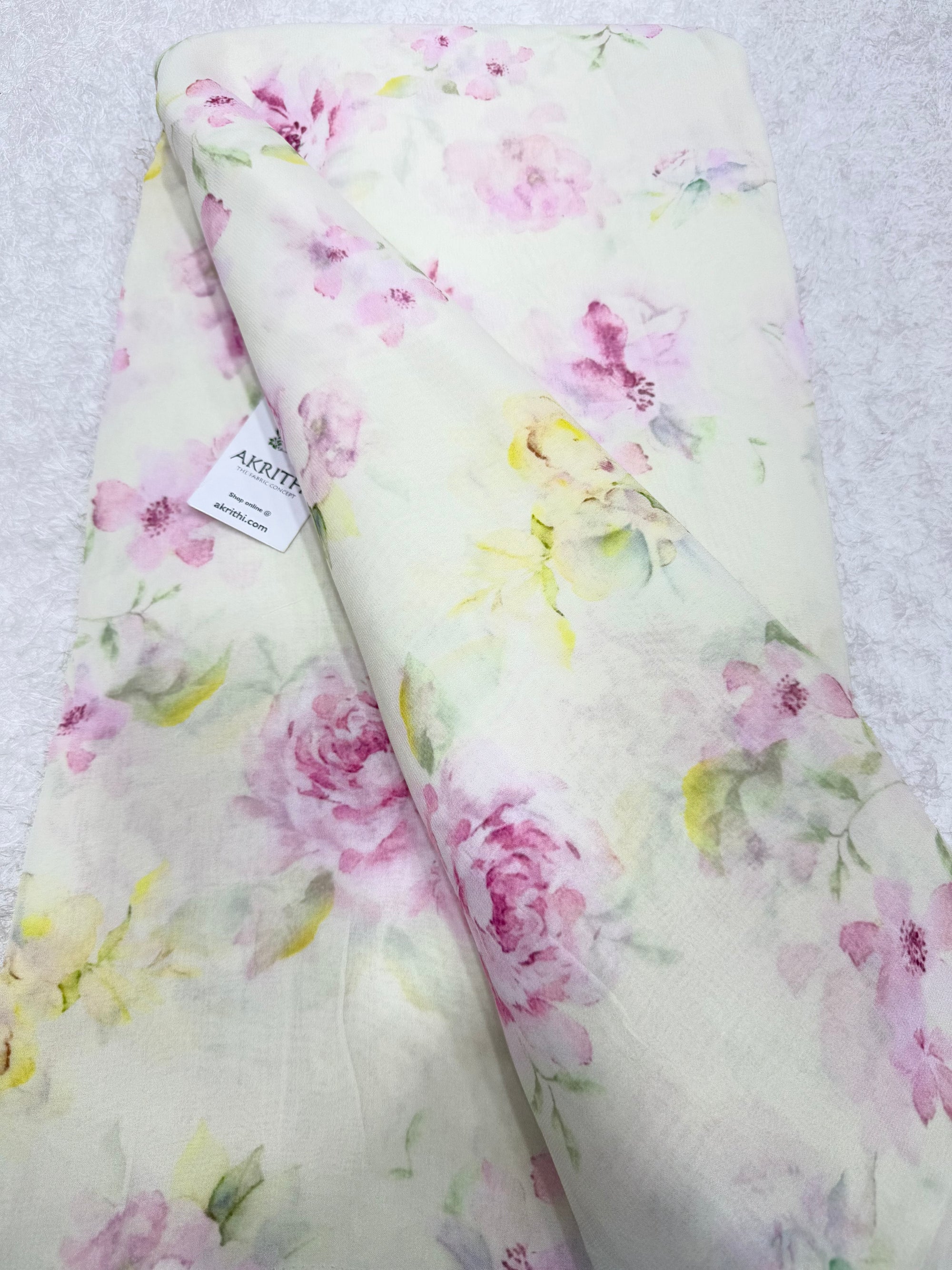 Digital Printed pure georgette fabric