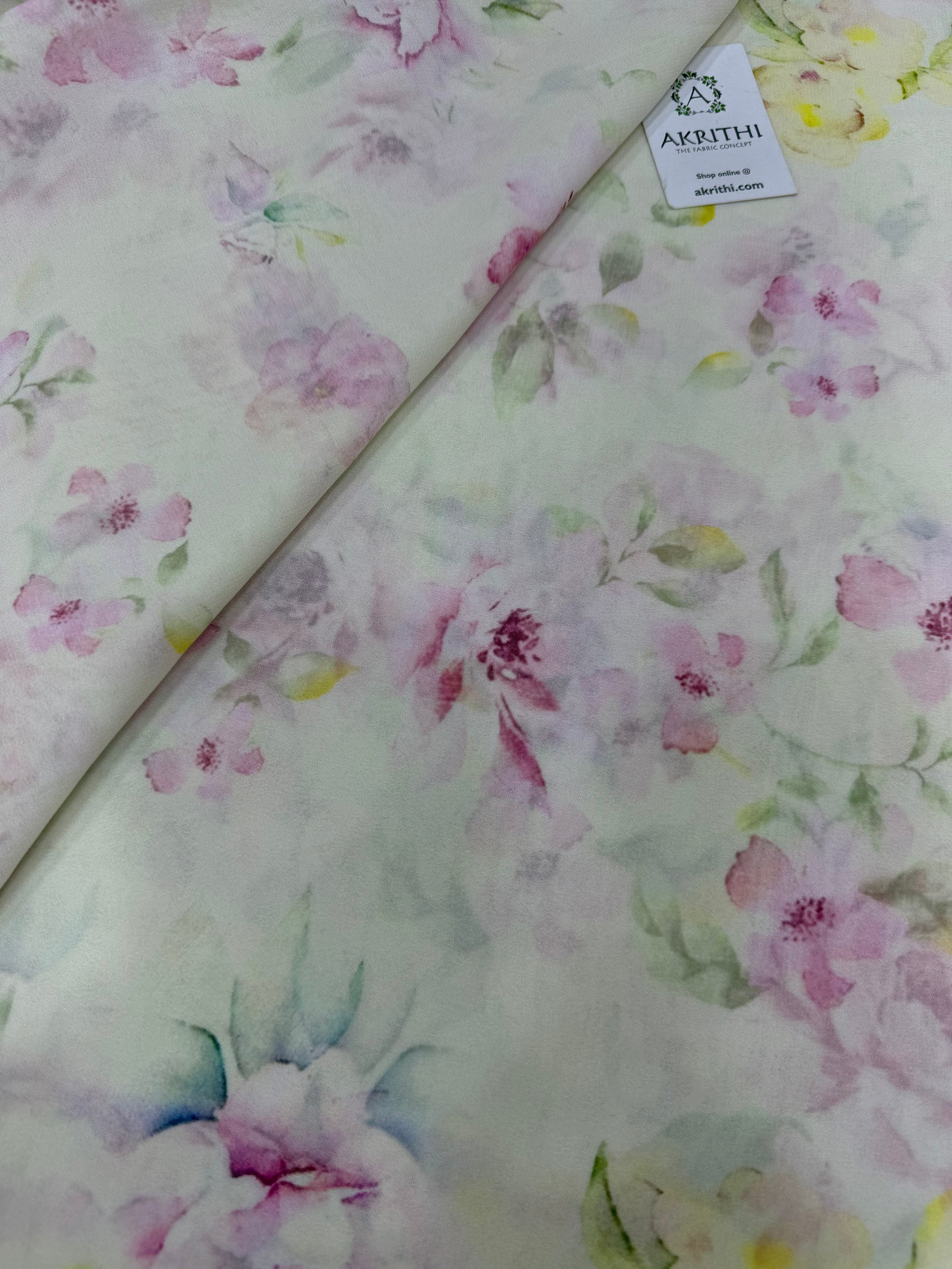 Digital Printed pure georgette fabric