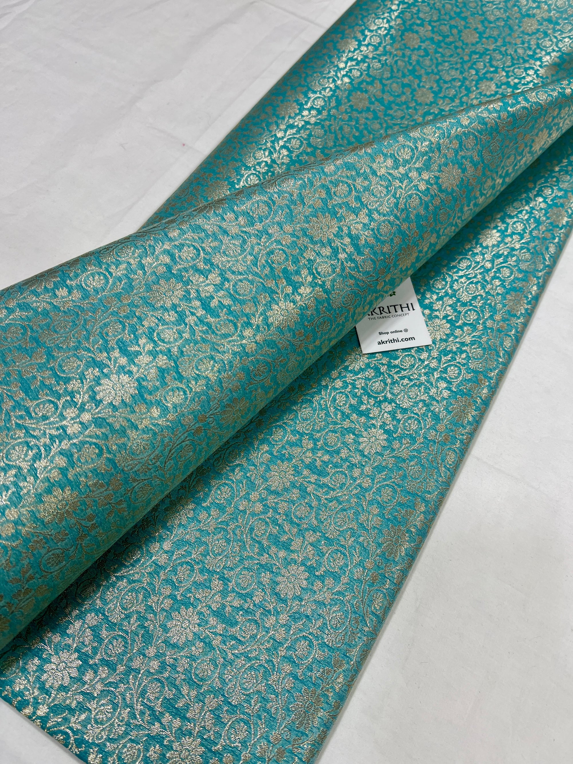 Pure Banarasi brocade fabric