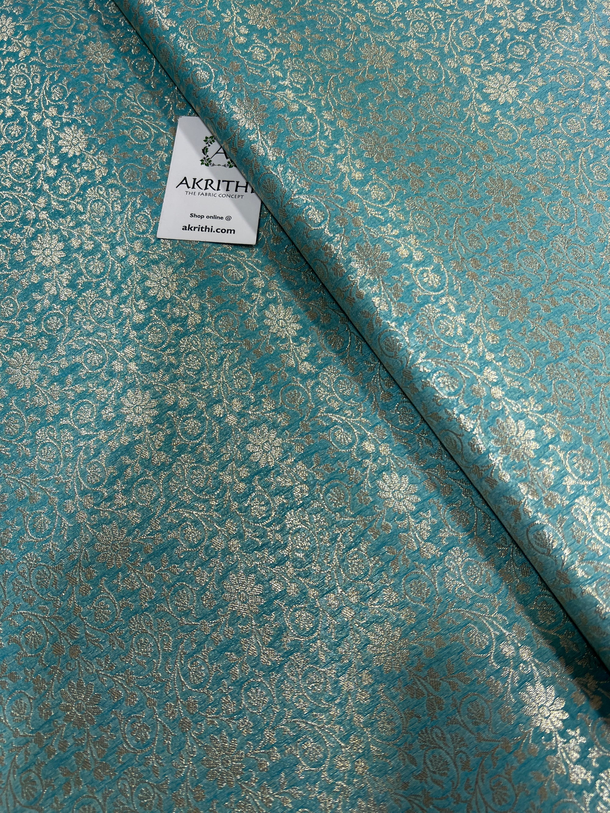 Pure Banarasi brocade fabric