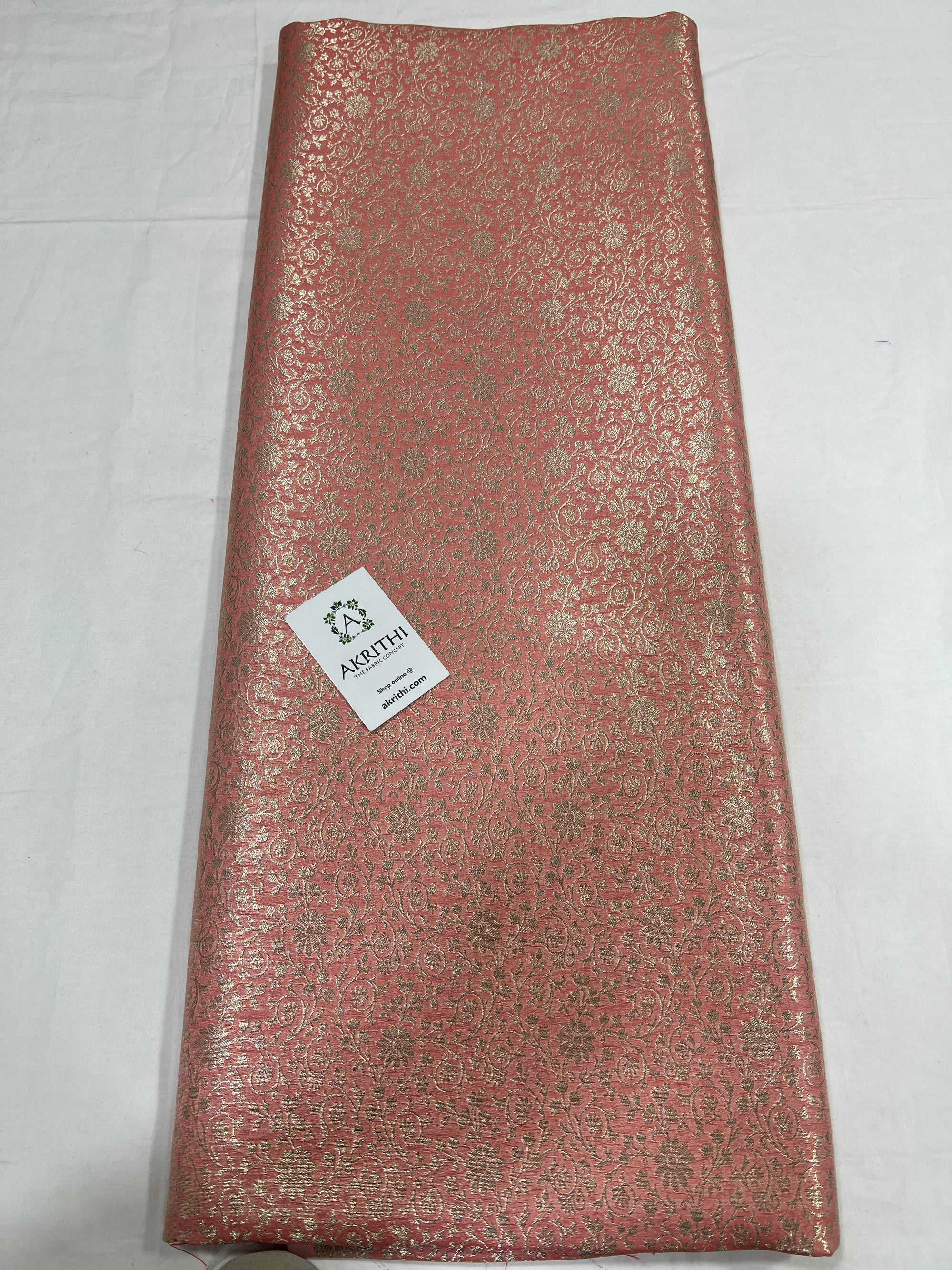 Pure Banarasi brocade fabric