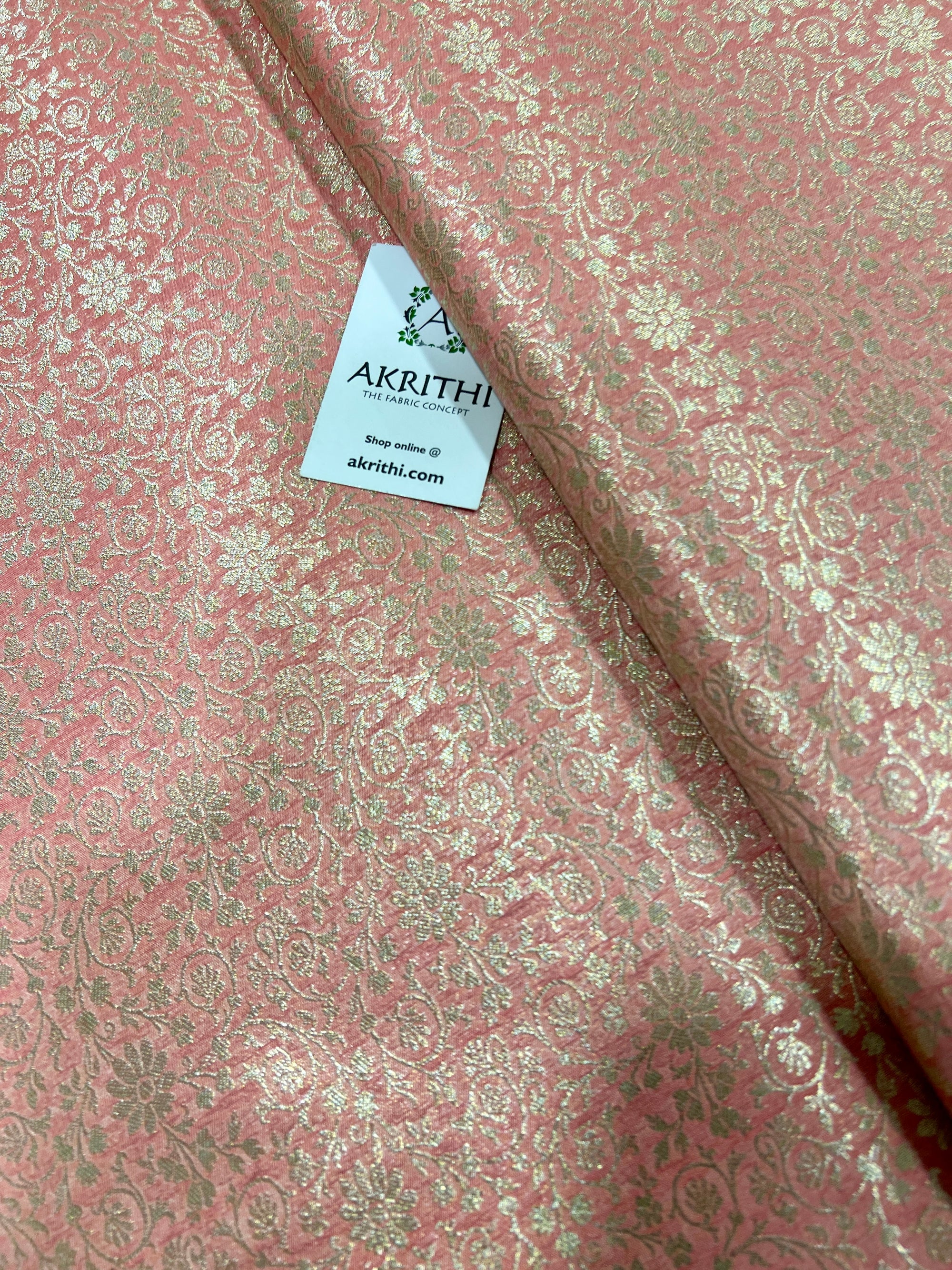 Pure Banarasi brocade fabric
