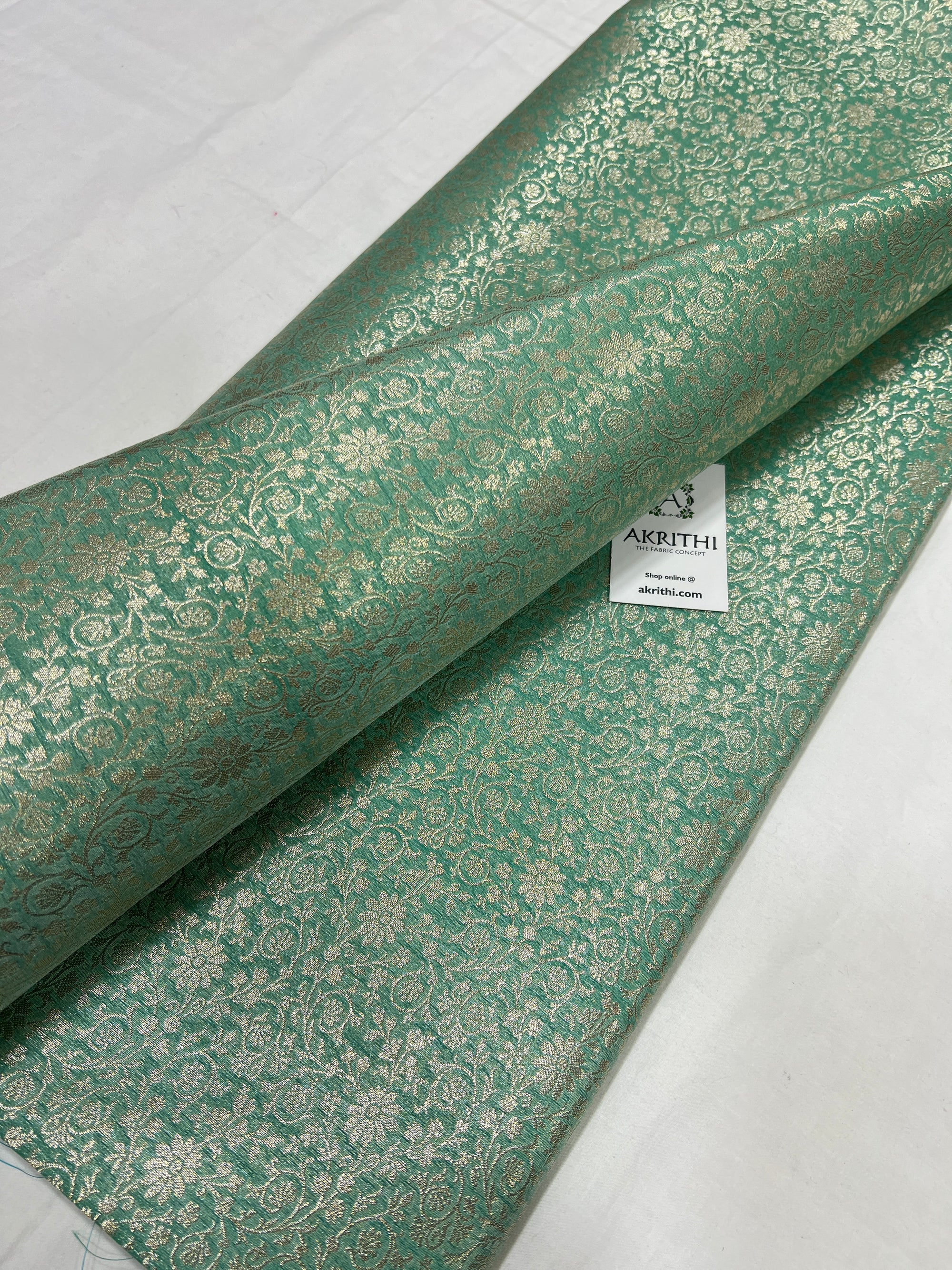 Pure Banarasi brocade fabric