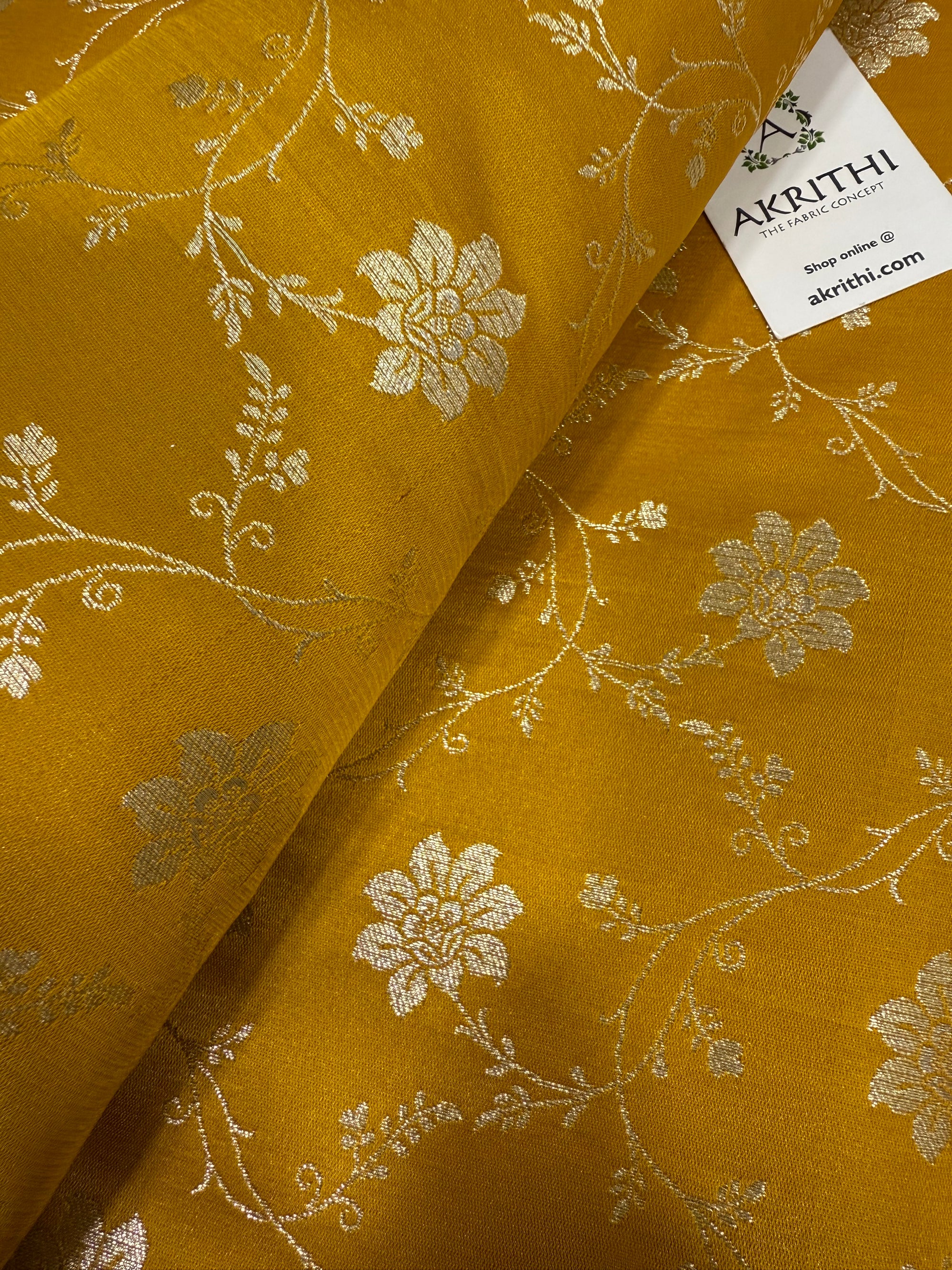 Pure Banarasi brocade fabric