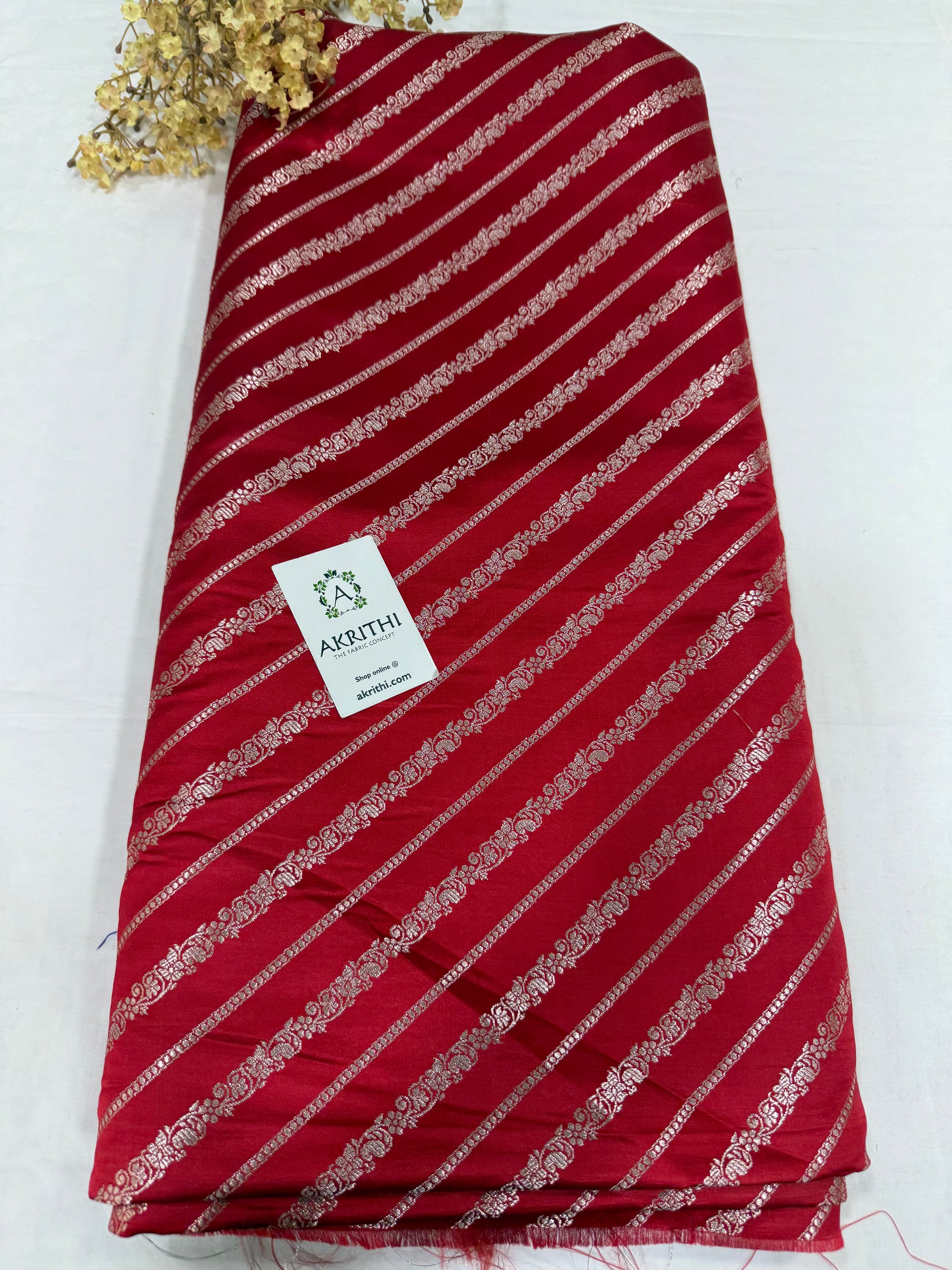 Pure Banarasi brocade fabric