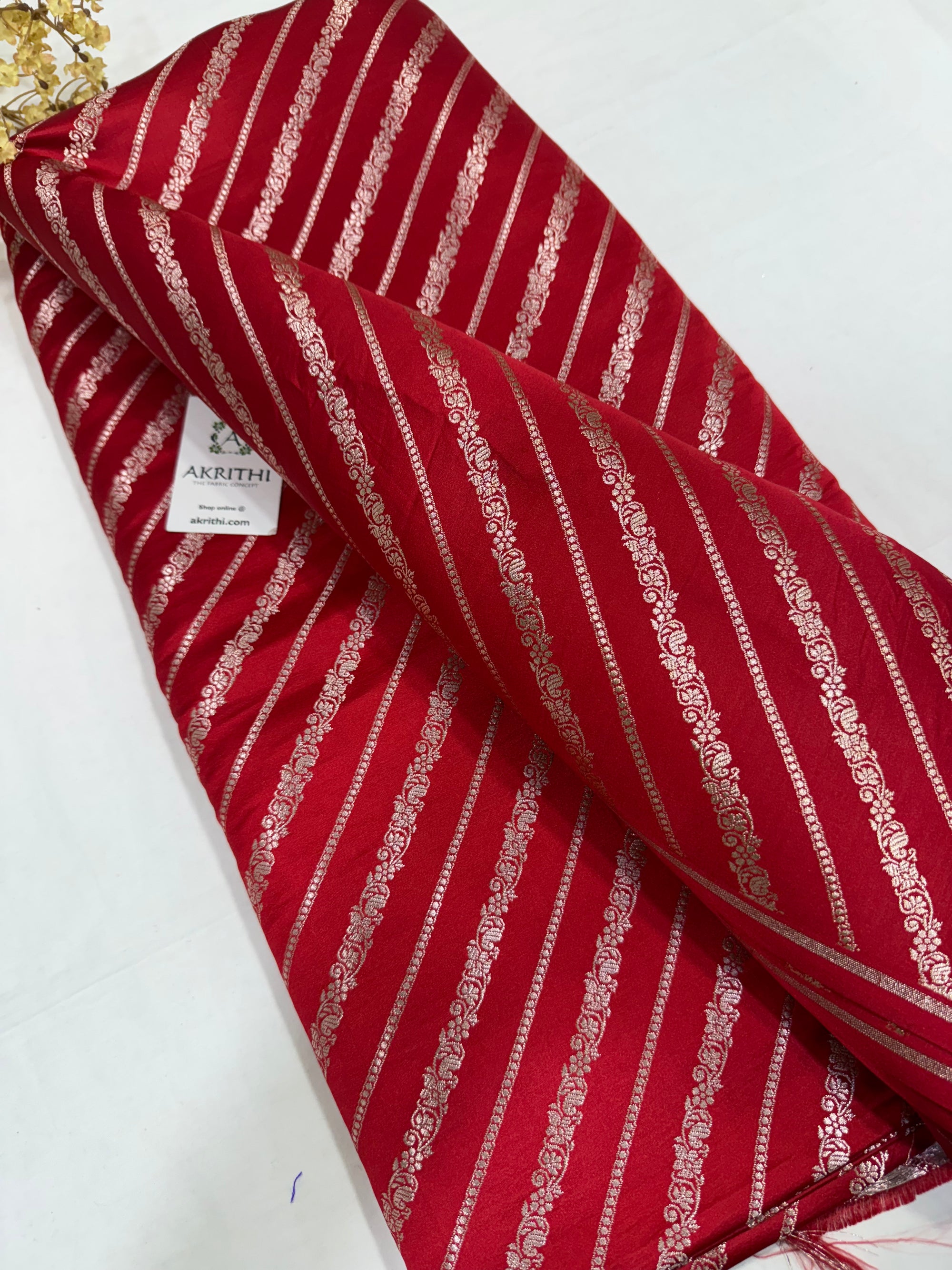 Pure Banarasi brocade fabric