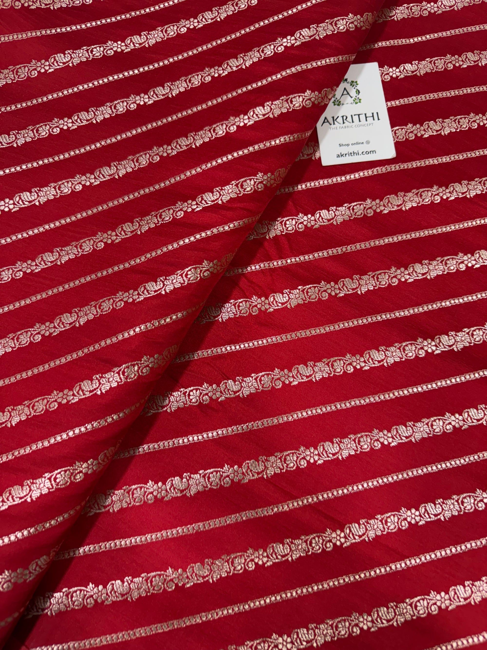 Pure Banarasi brocade fabric