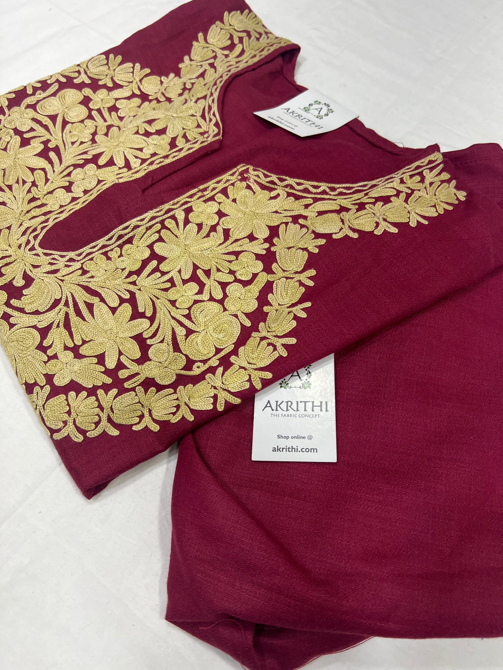 Stitched Kashmiri salwar suit