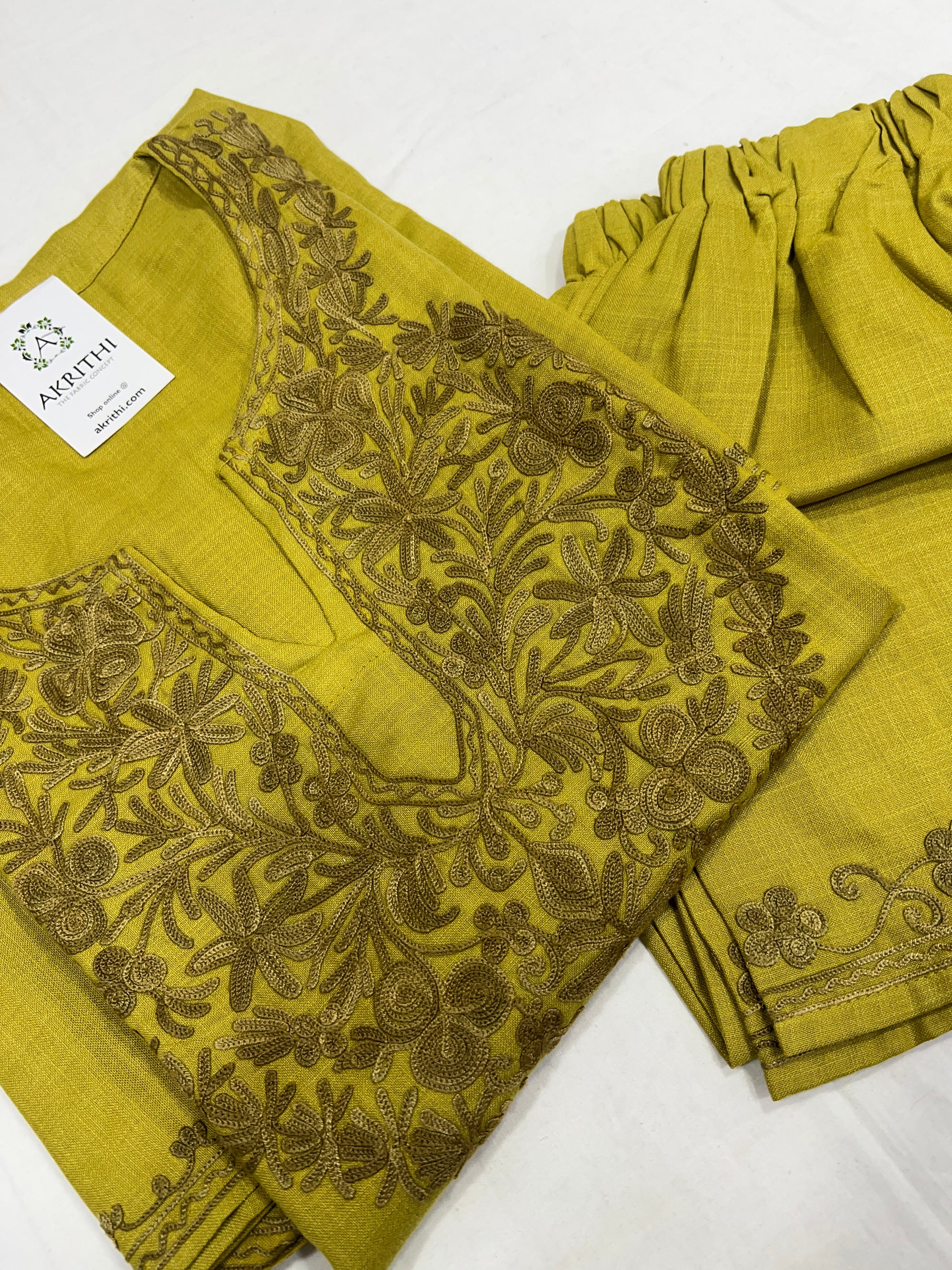 Stitched Kashmiri salwar suit