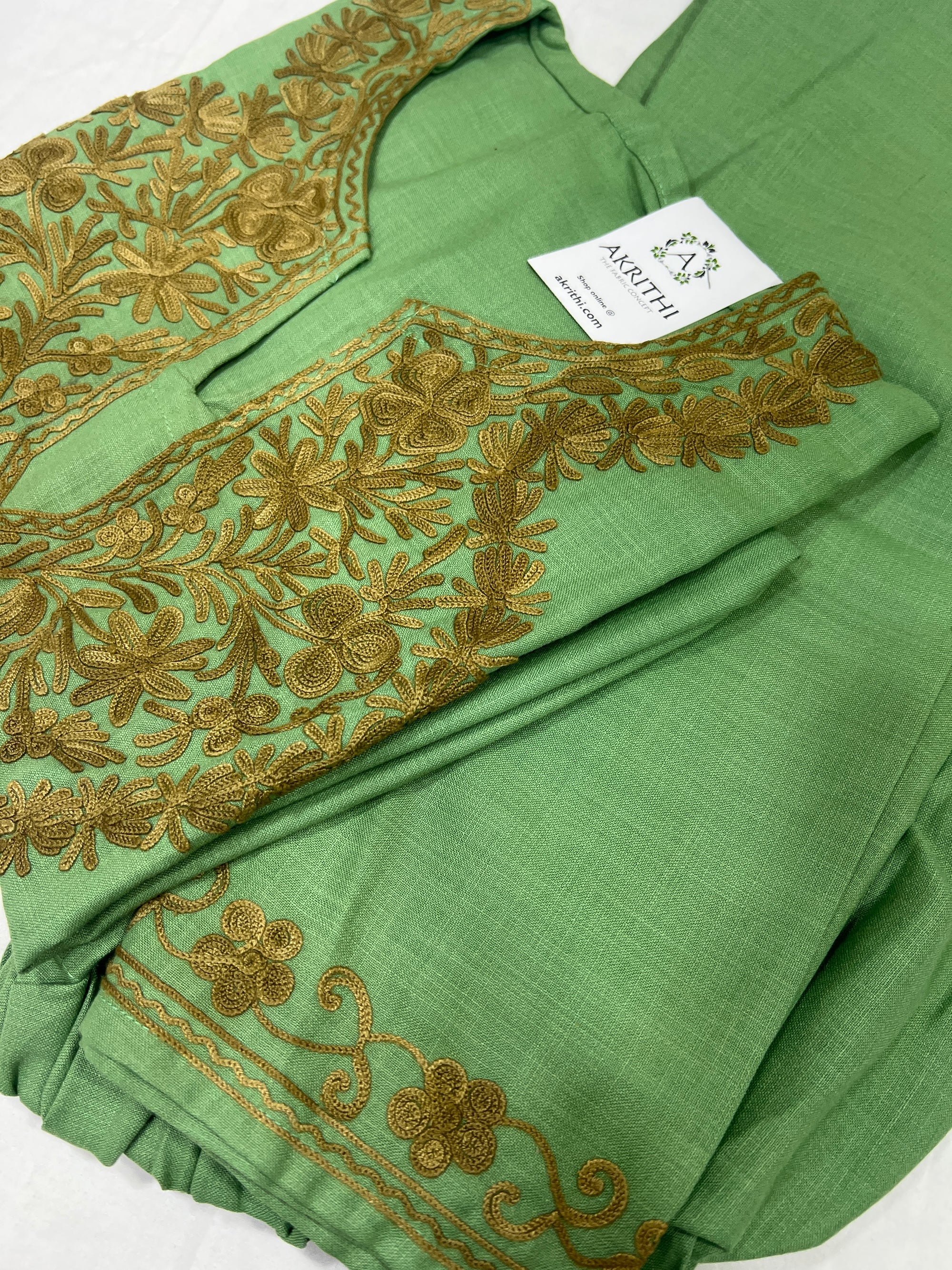 Stitched Kashmiri salwar suit