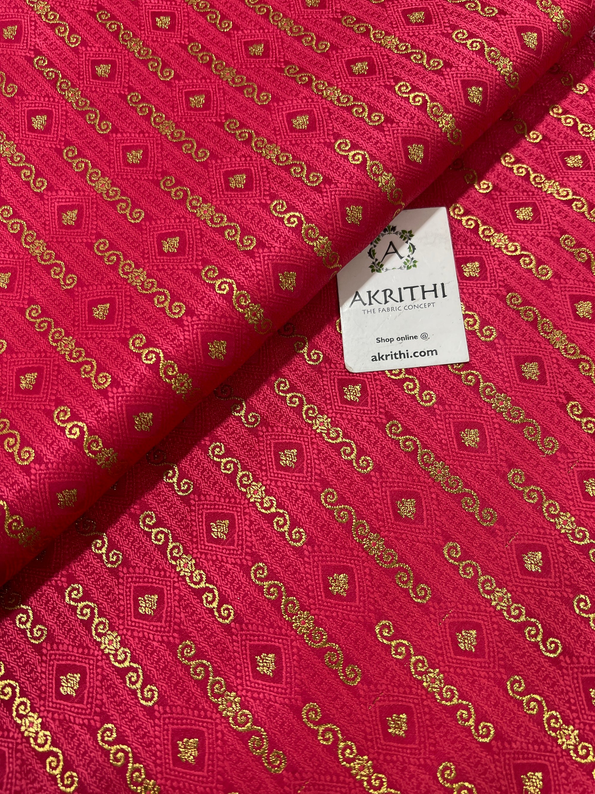Pure Banarasi brocade fabric