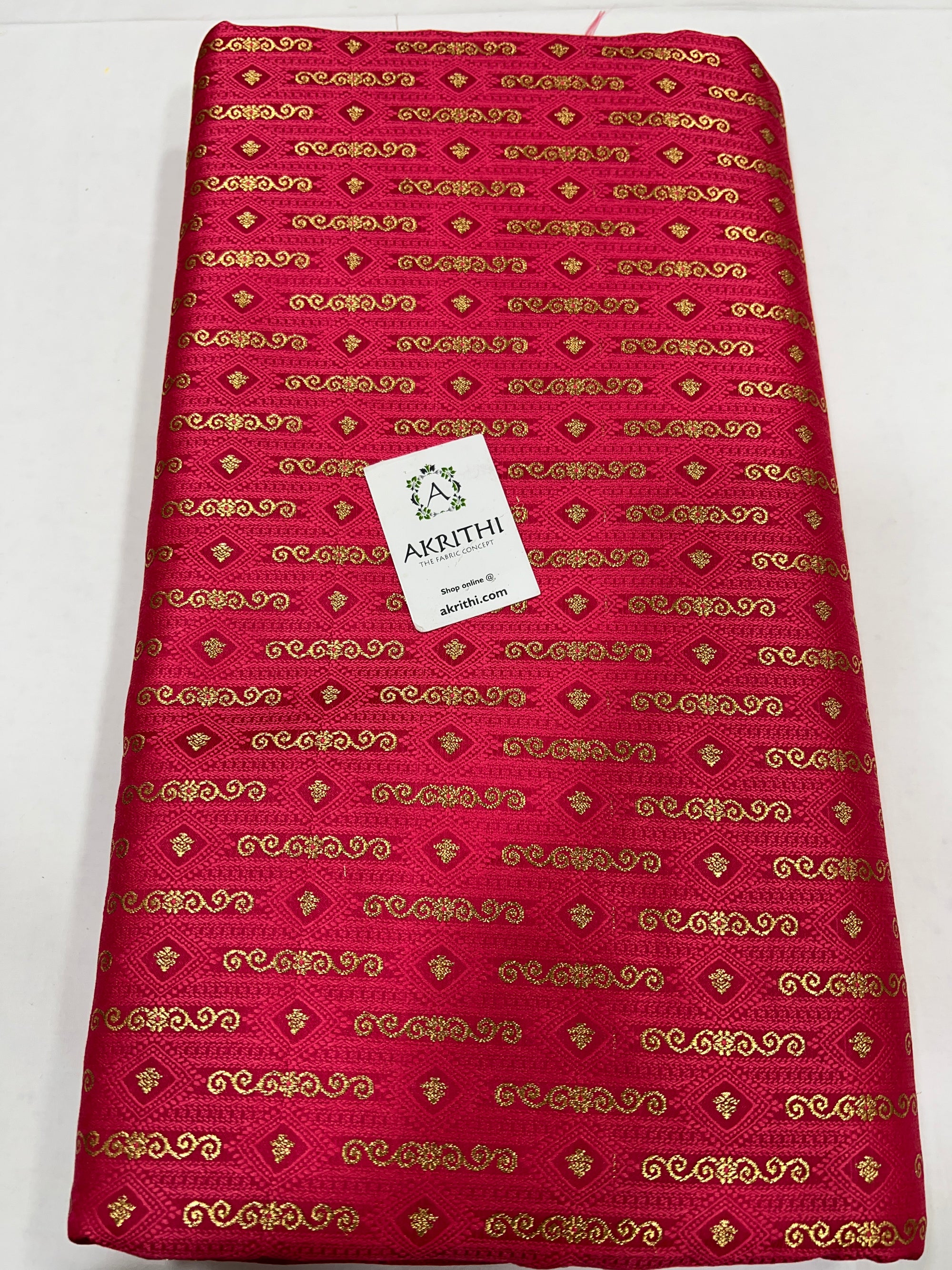 Pure Banarasi brocade fabric