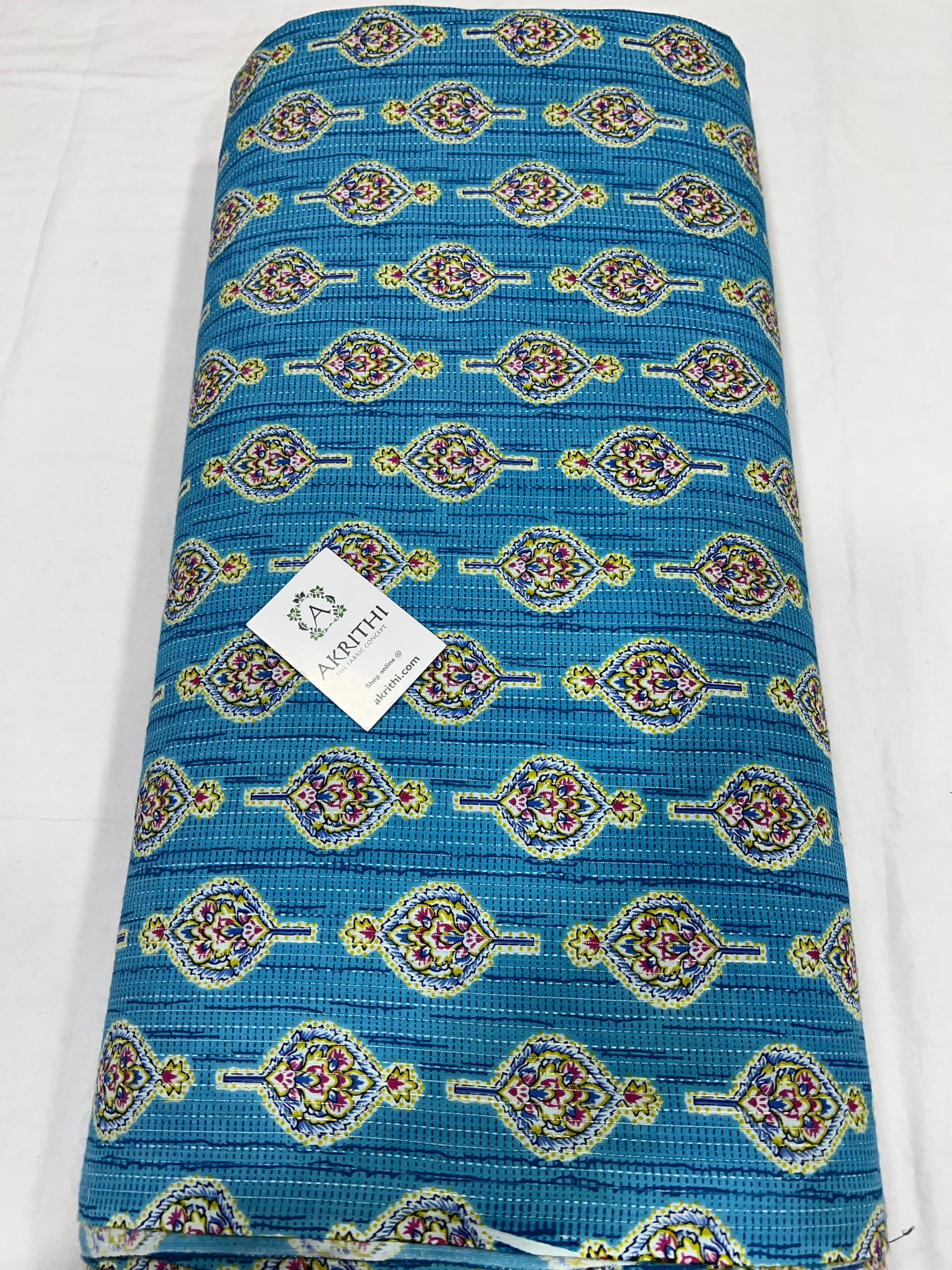 Kantha Printed pure cotton fabric