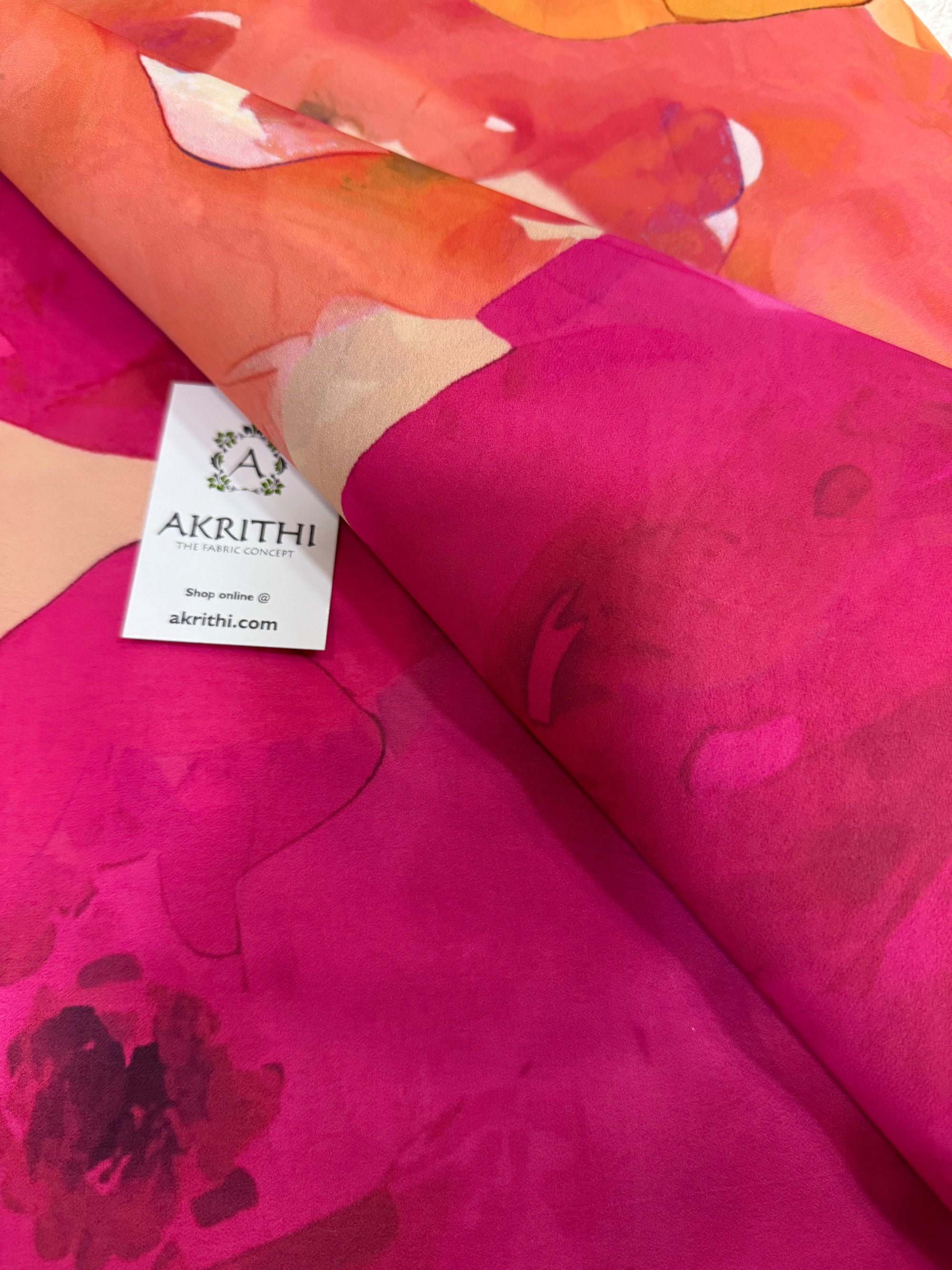 Digital Printed georgette fabric