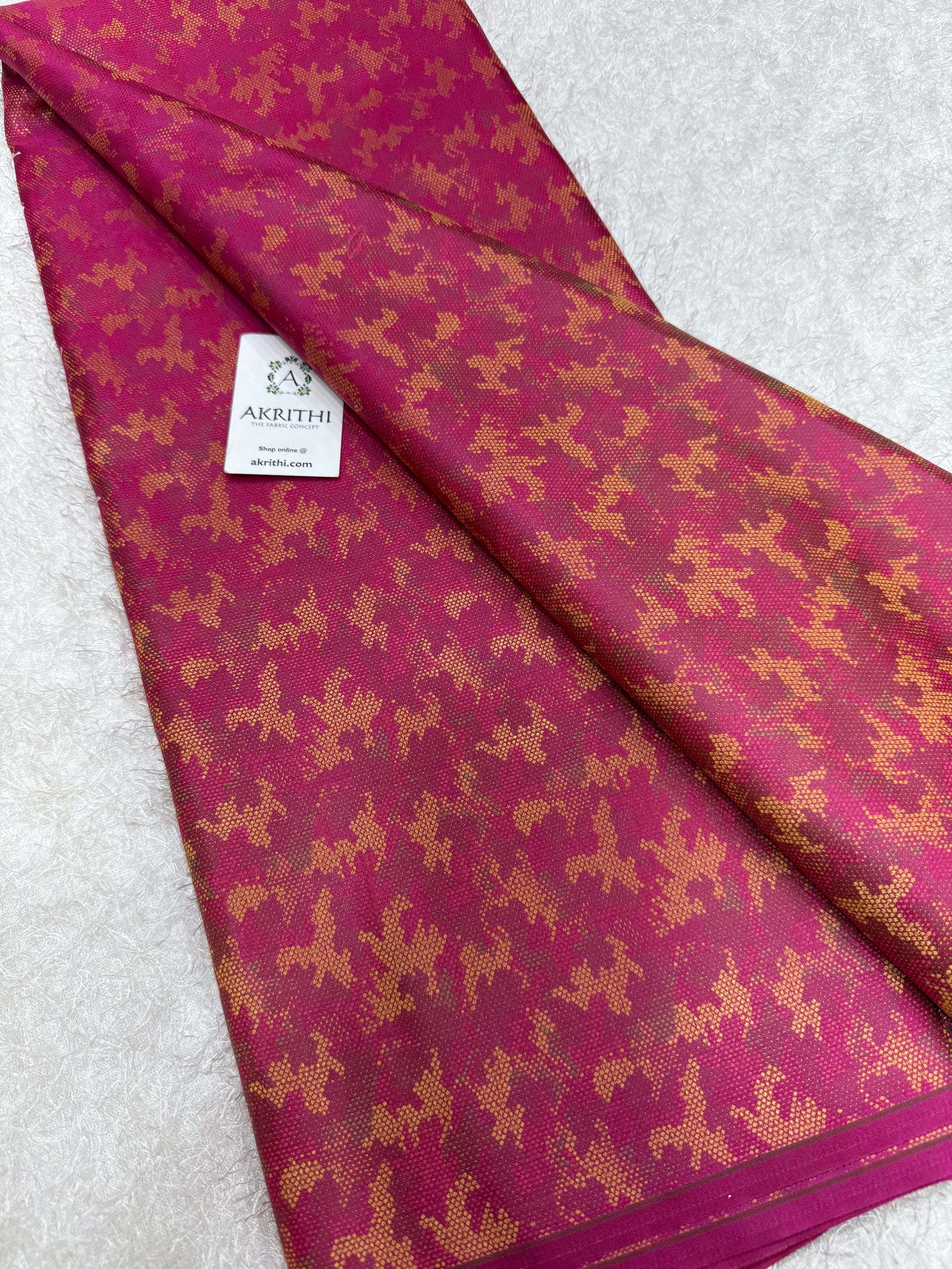 Pure Banarasi resham brocade fabric
