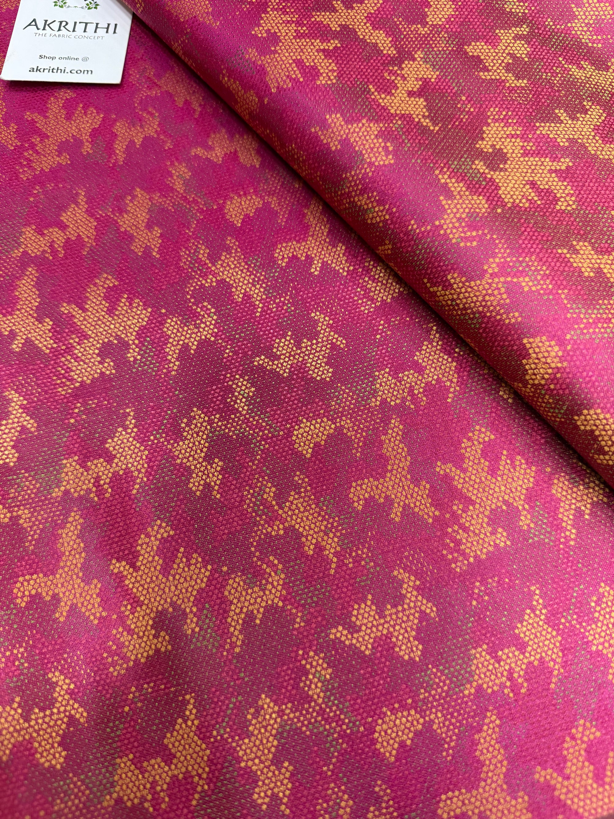 Pure Banarasi resham brocade fabric