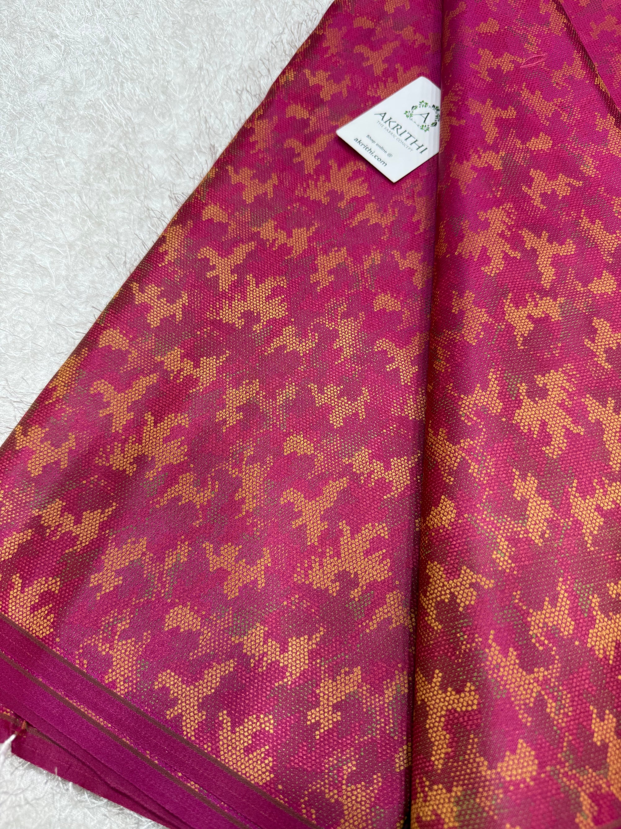 Pure Banarasi resham brocade fabric