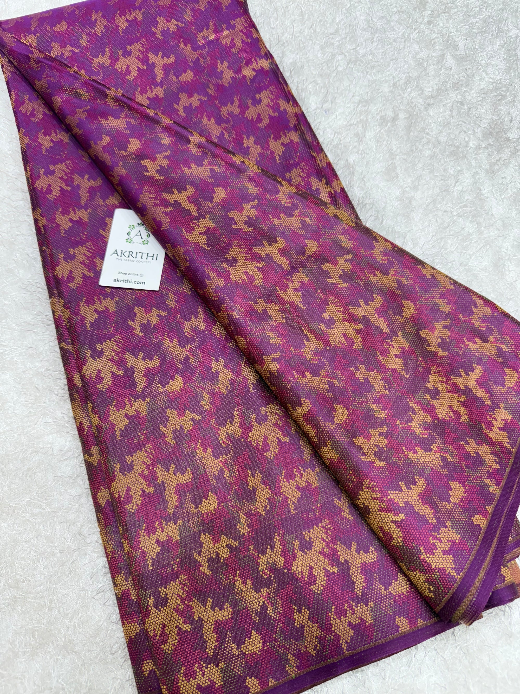 Pure Banarasi resham brocade fabric