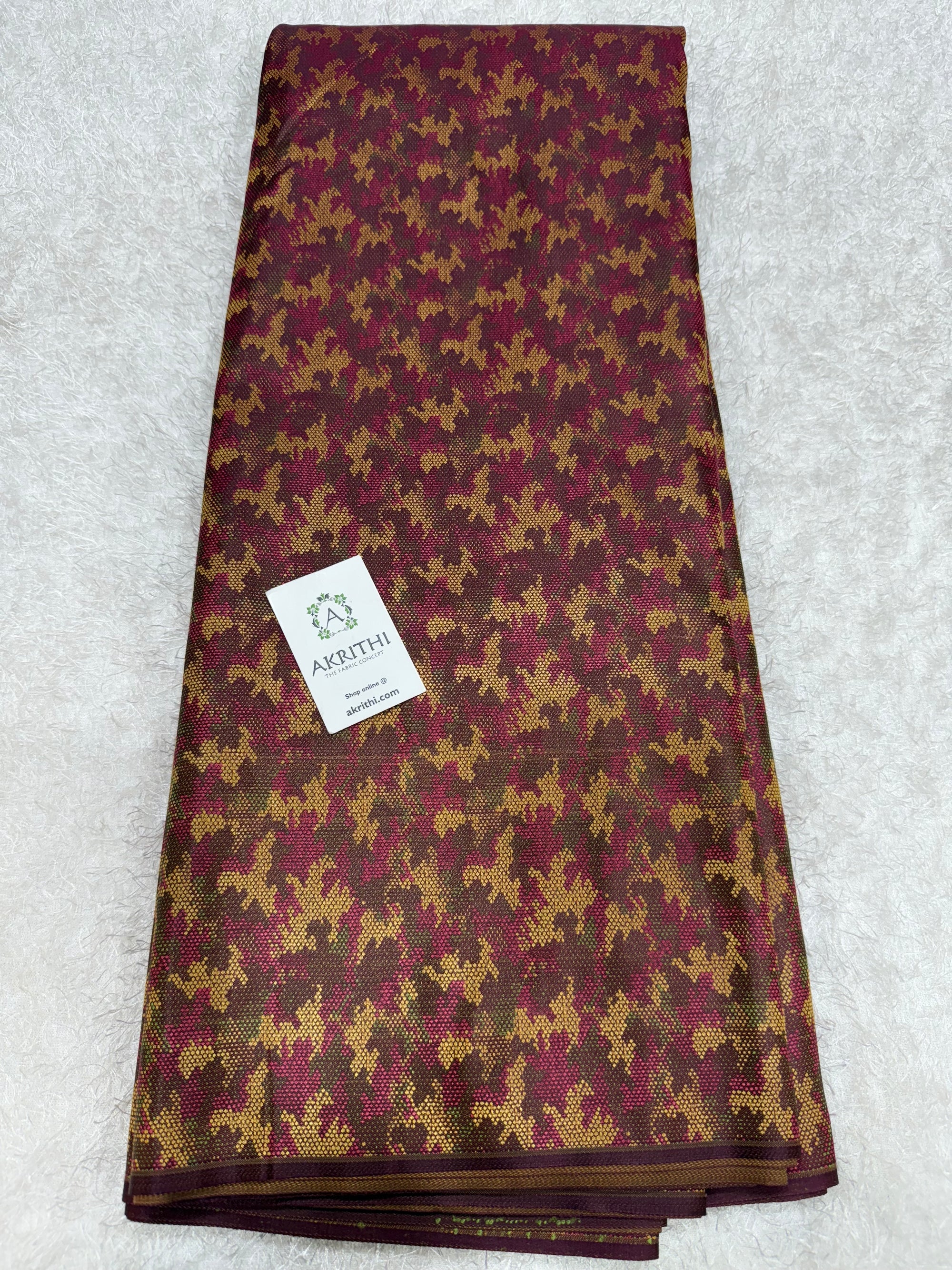 Pure Banarasi resham brocade fabric
