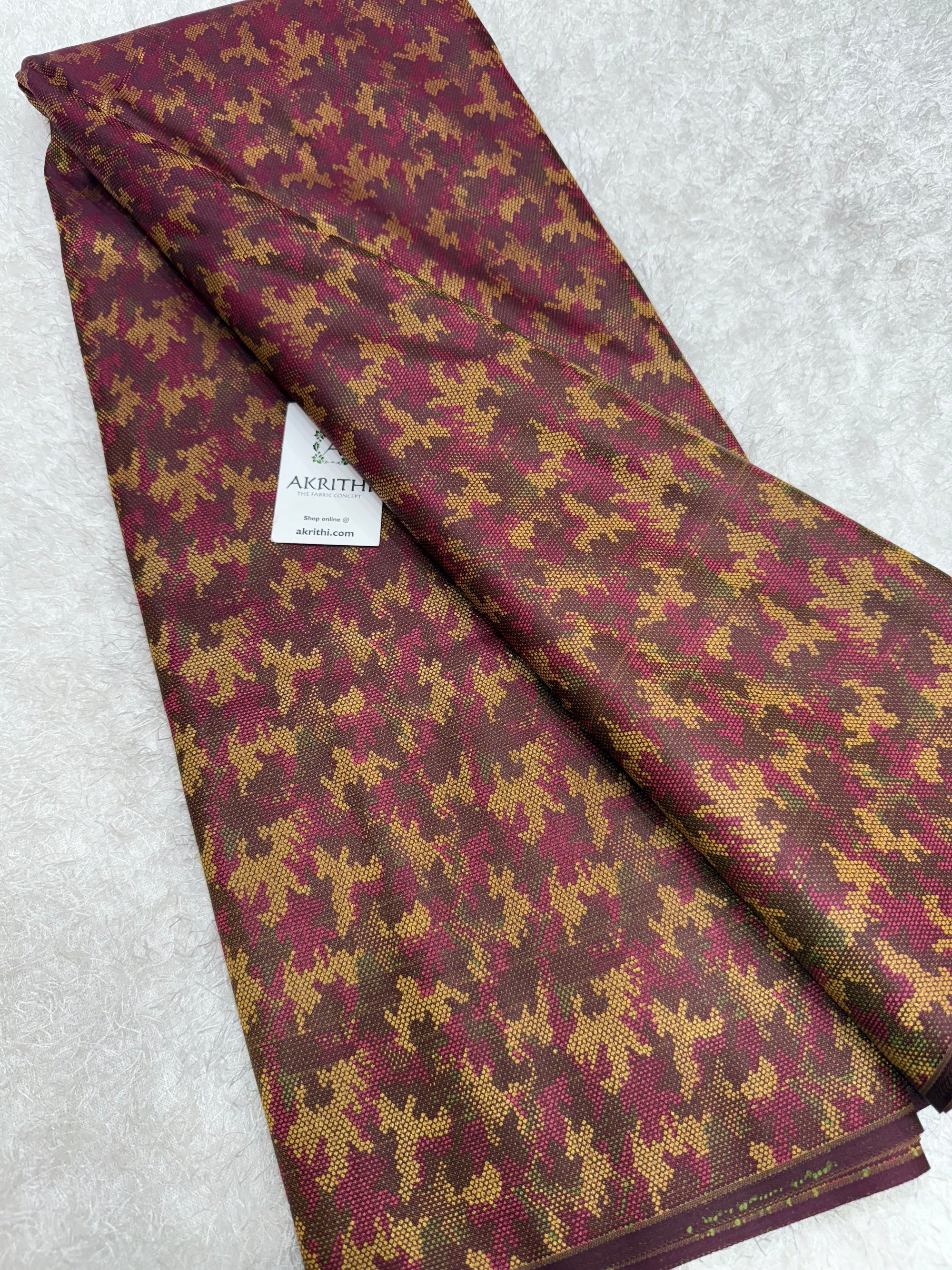 Pure Banarasi resham brocade fabric