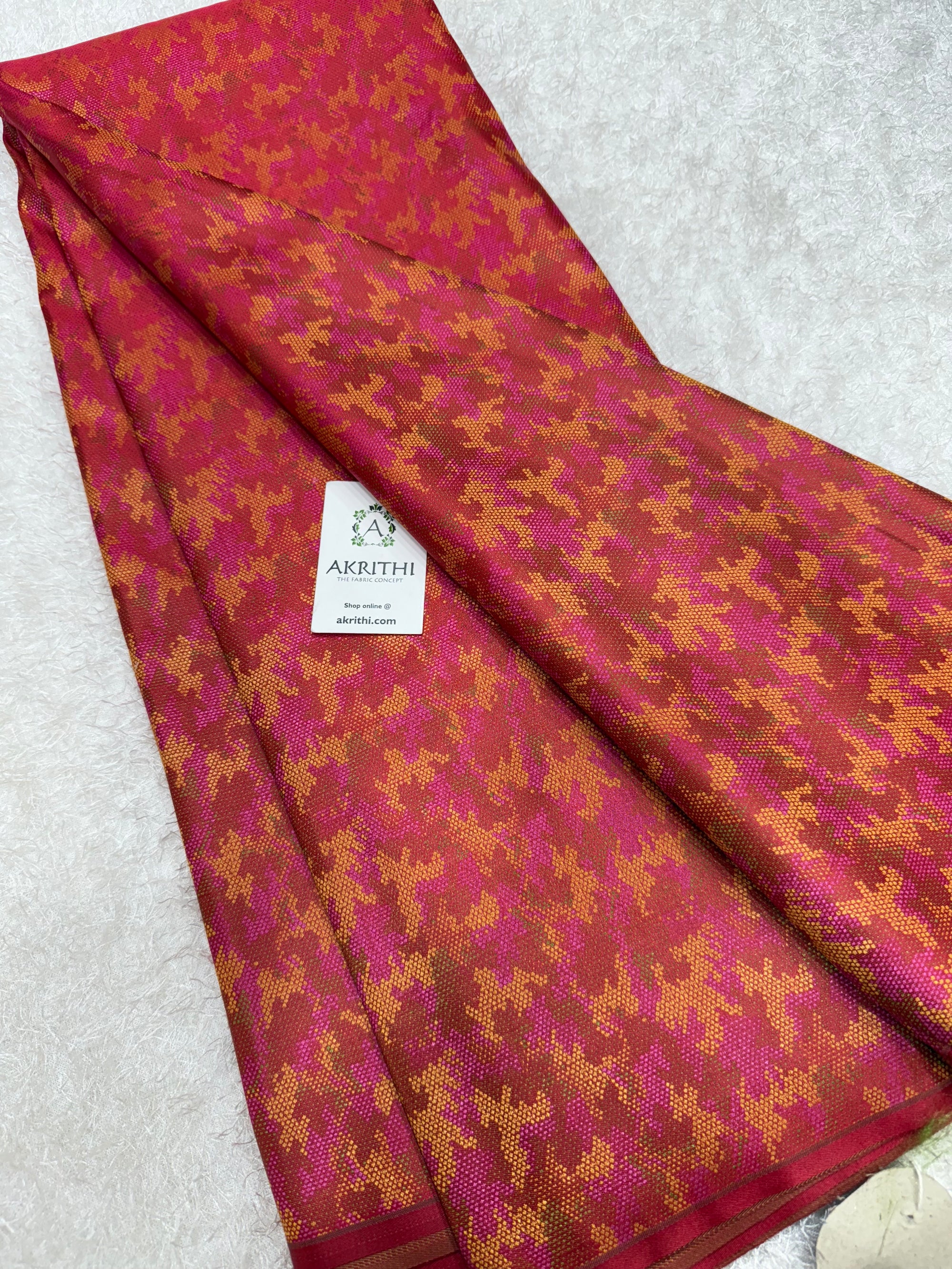 Pure Banarasi resham brocade fabric
