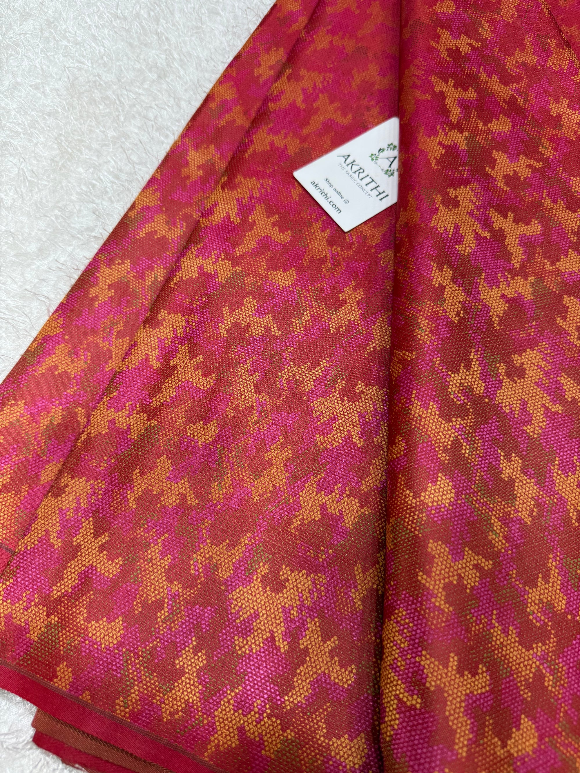 Pure Banarasi resham brocade fabric