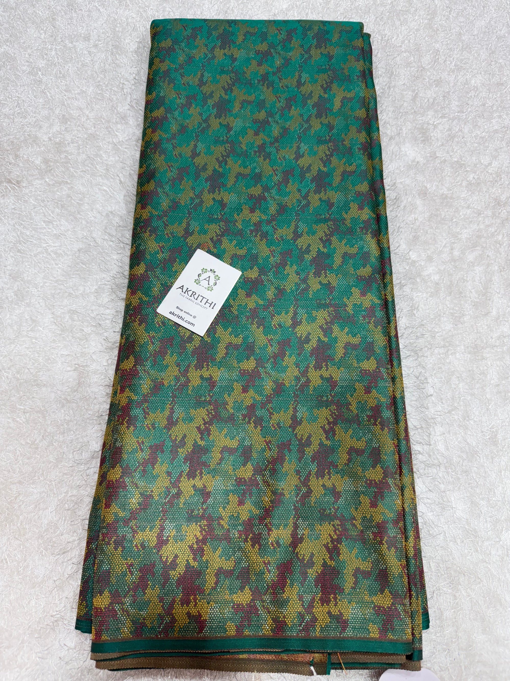 Pure Banarasi resham brocade fabric