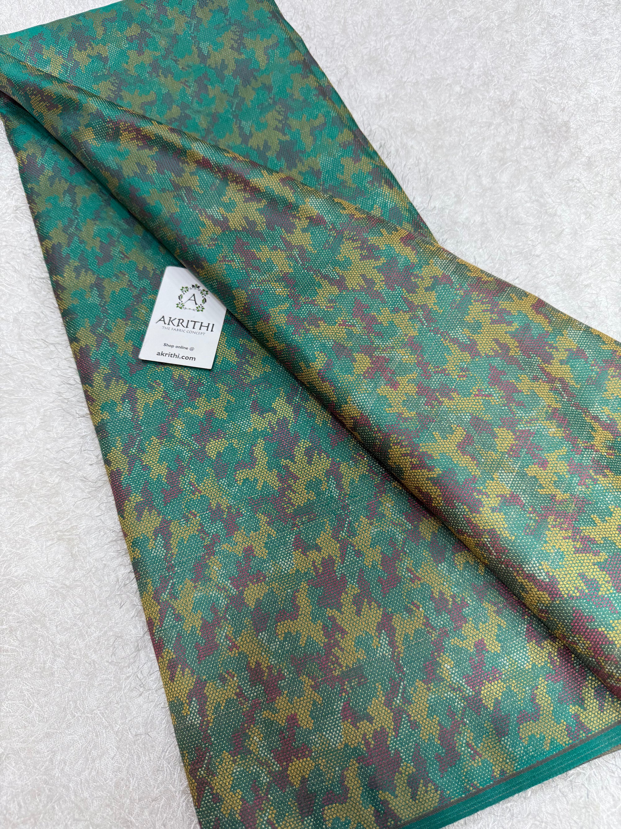 Pure Banarasi resham brocade fabric