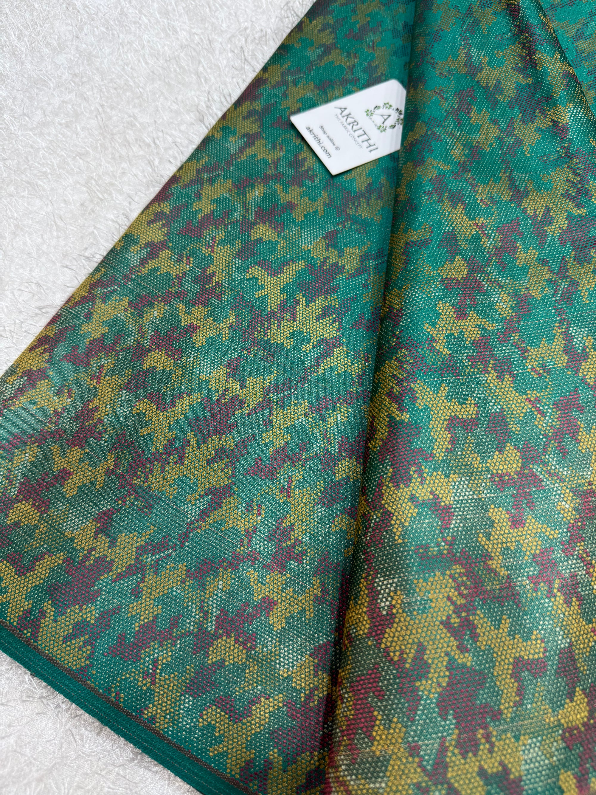 Pure Banarasi resham brocade fabric